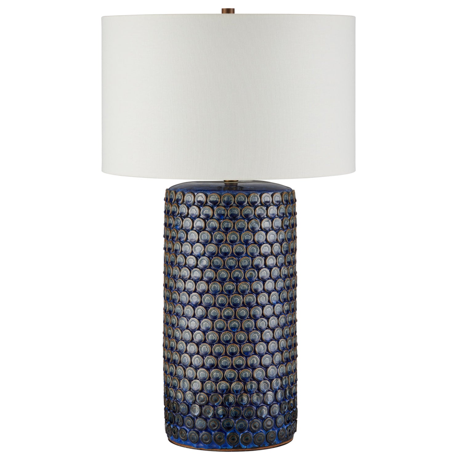 Currey & Co Lunares Blue Table Lamp
