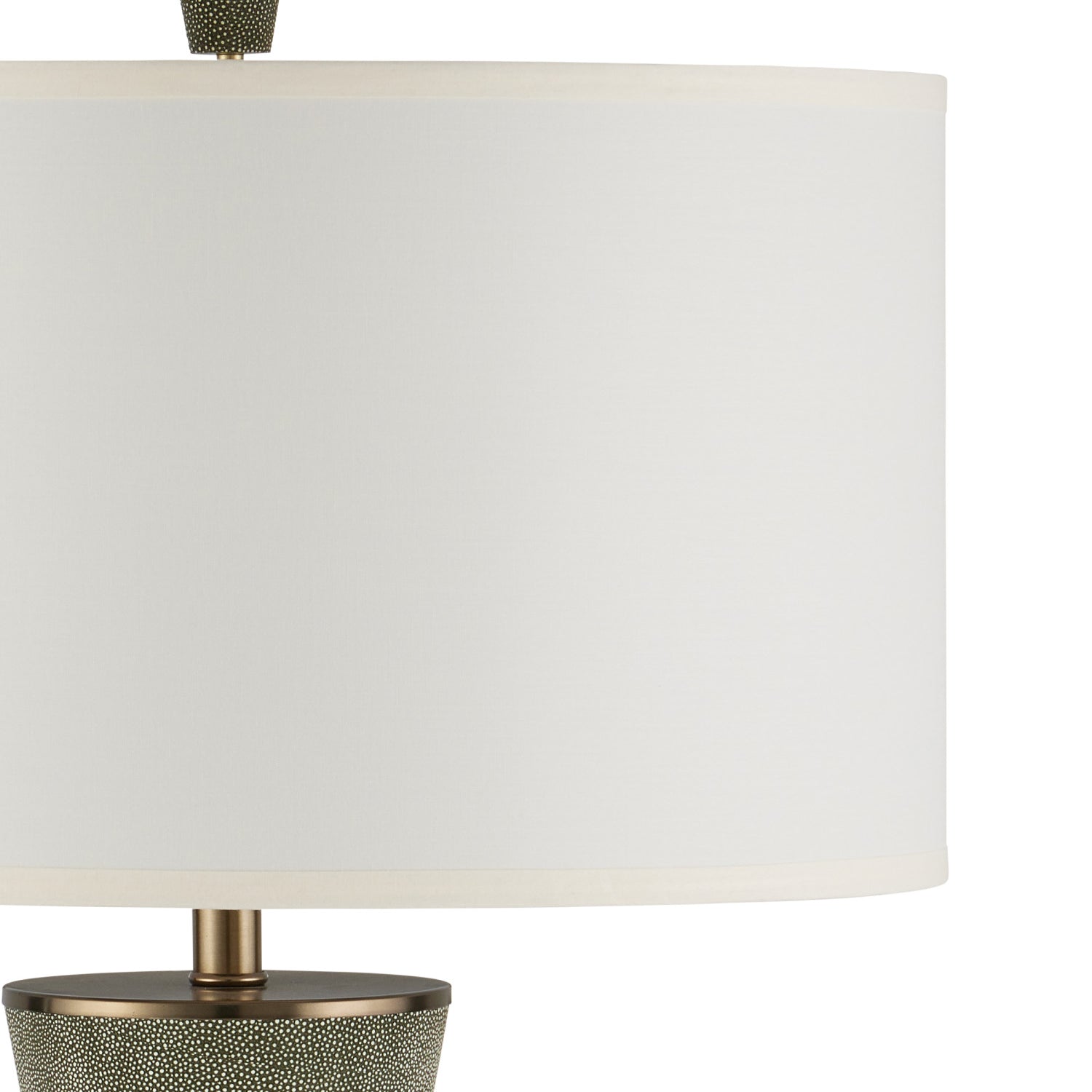 Currey & Co Galuchat Green Hourglass Table Lamp