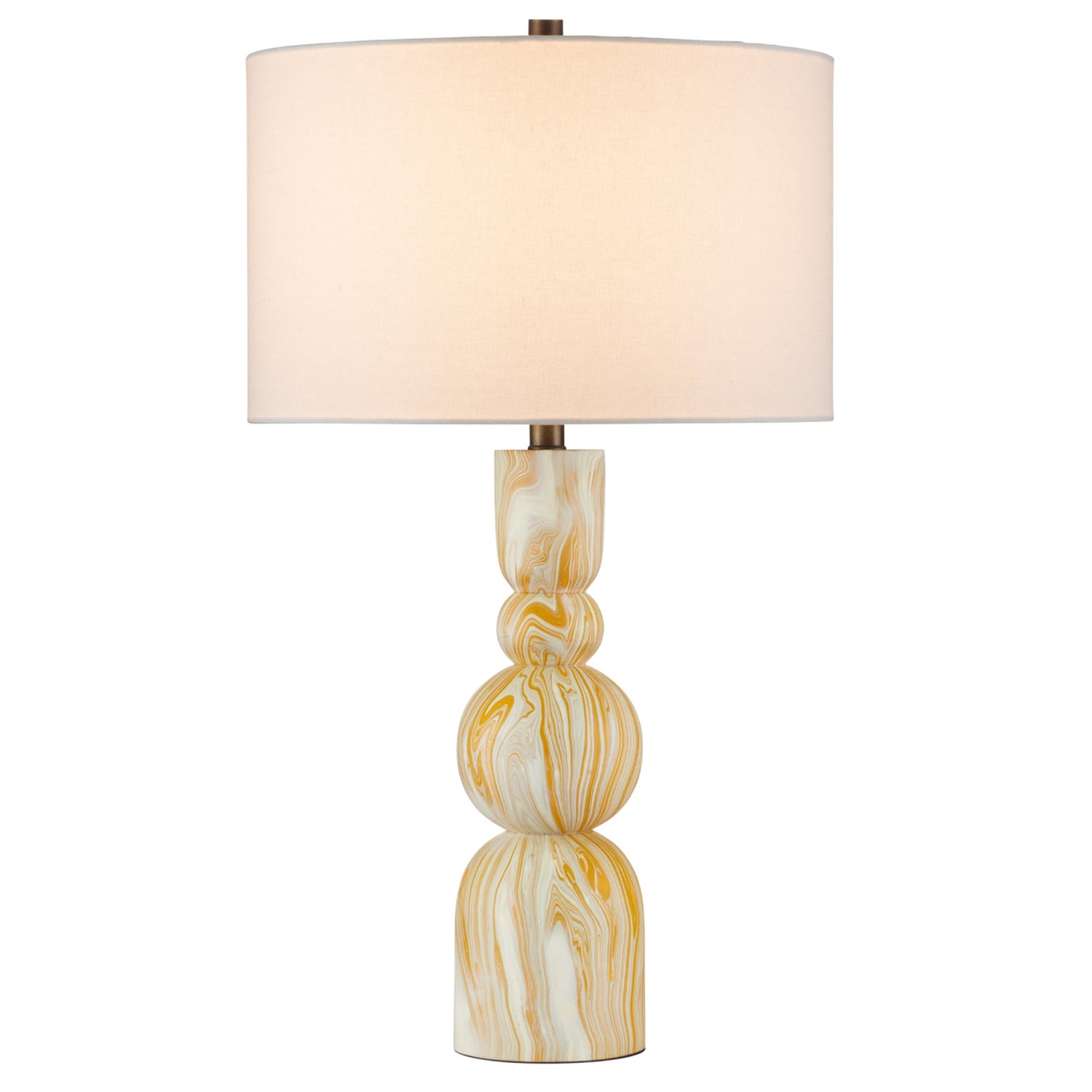 Currey & Co Chawton Yellow Table Lamp
