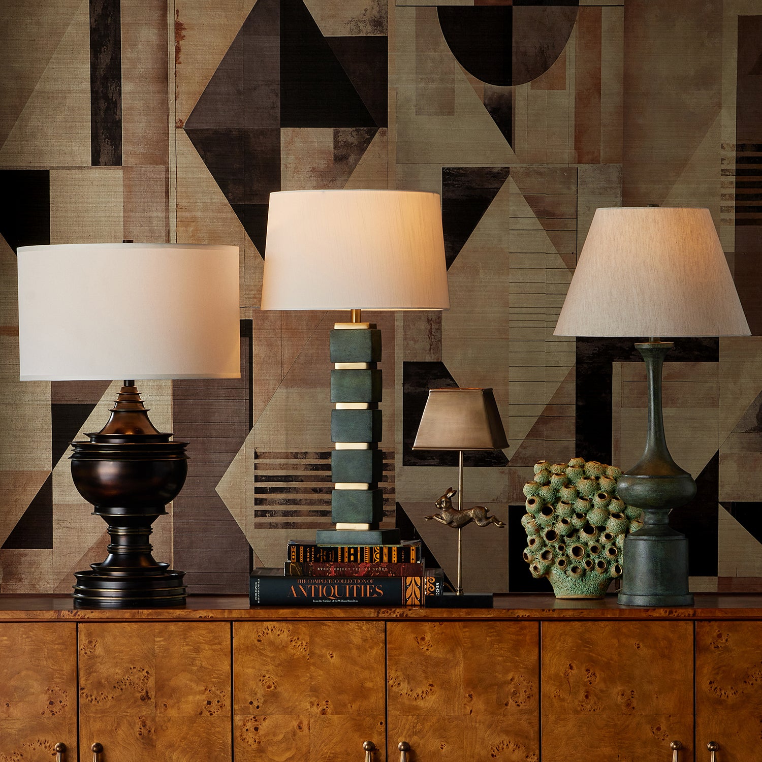 Currey & Co Patter Table Lamp