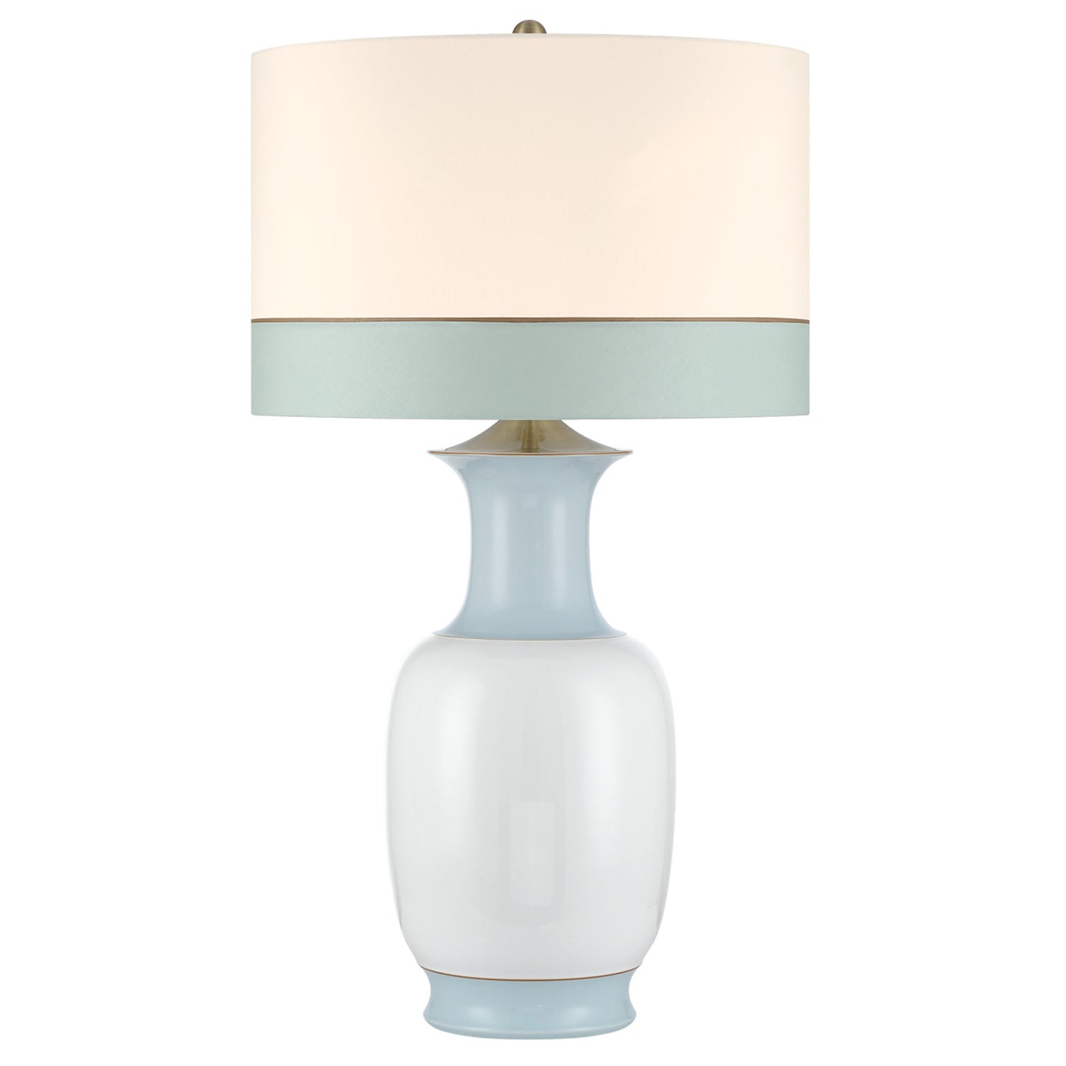Currey & Co Kora Large Blue Table Lamp