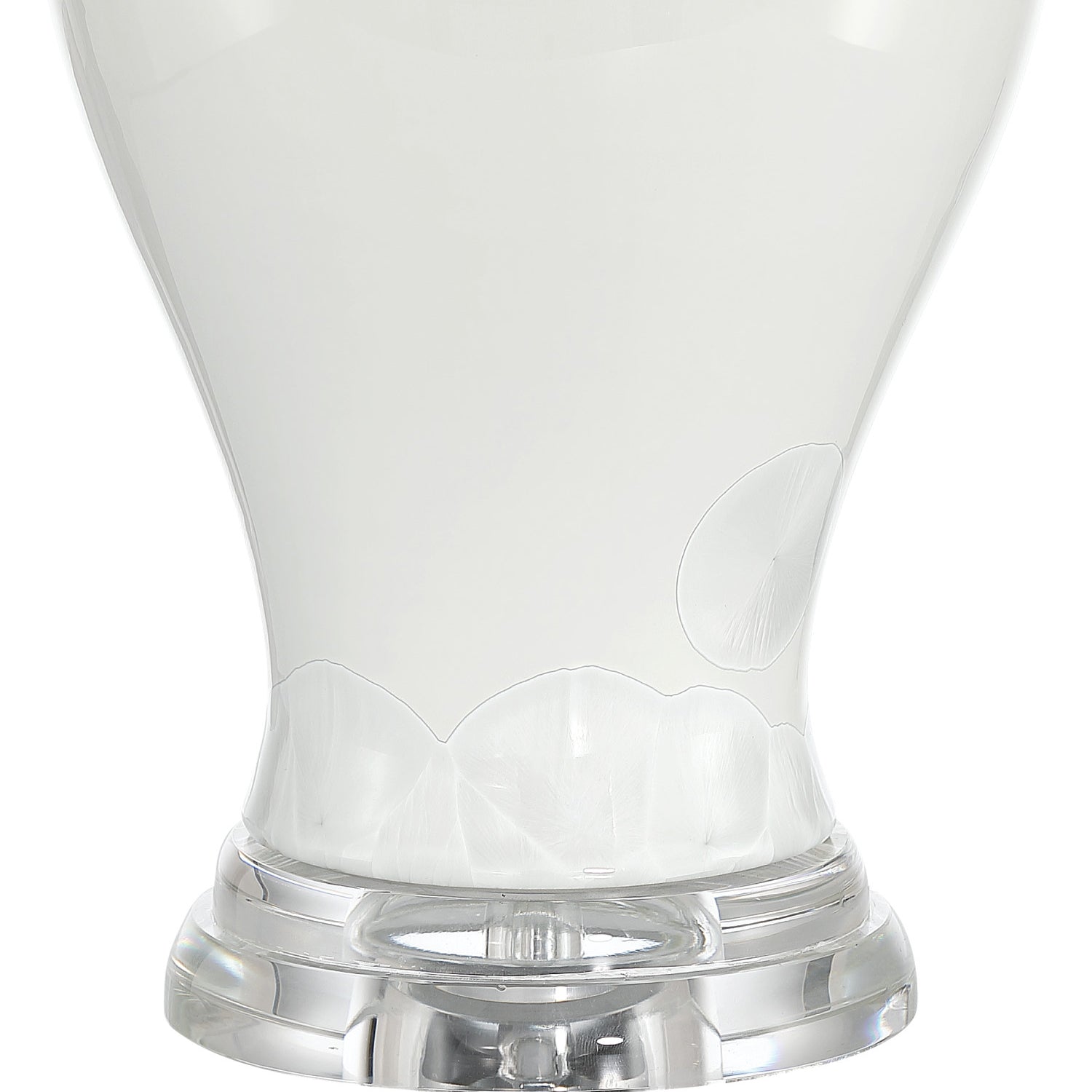 Currey & Co Crystalline White Table Lamp