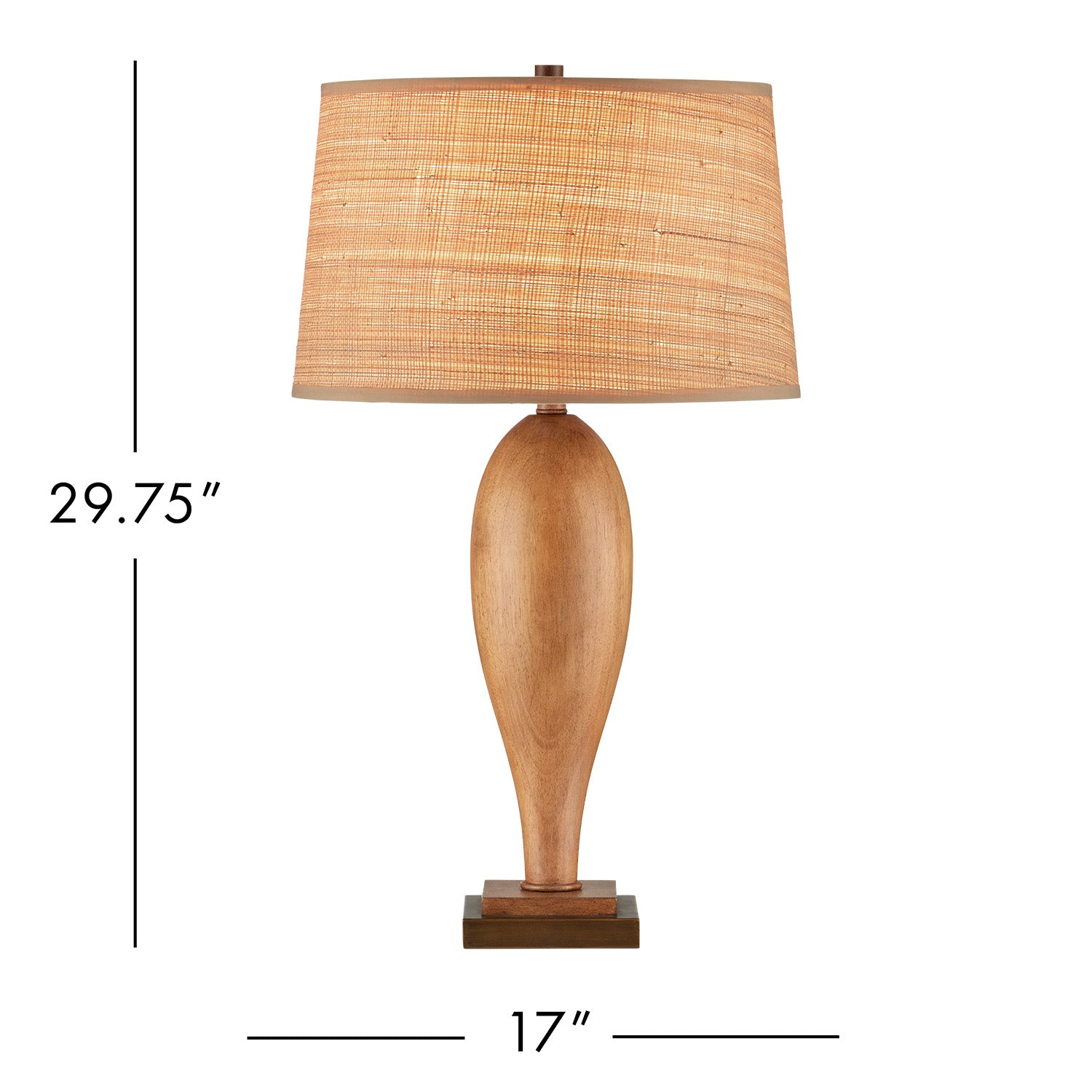 Currey & Co Lignum Table Lamp