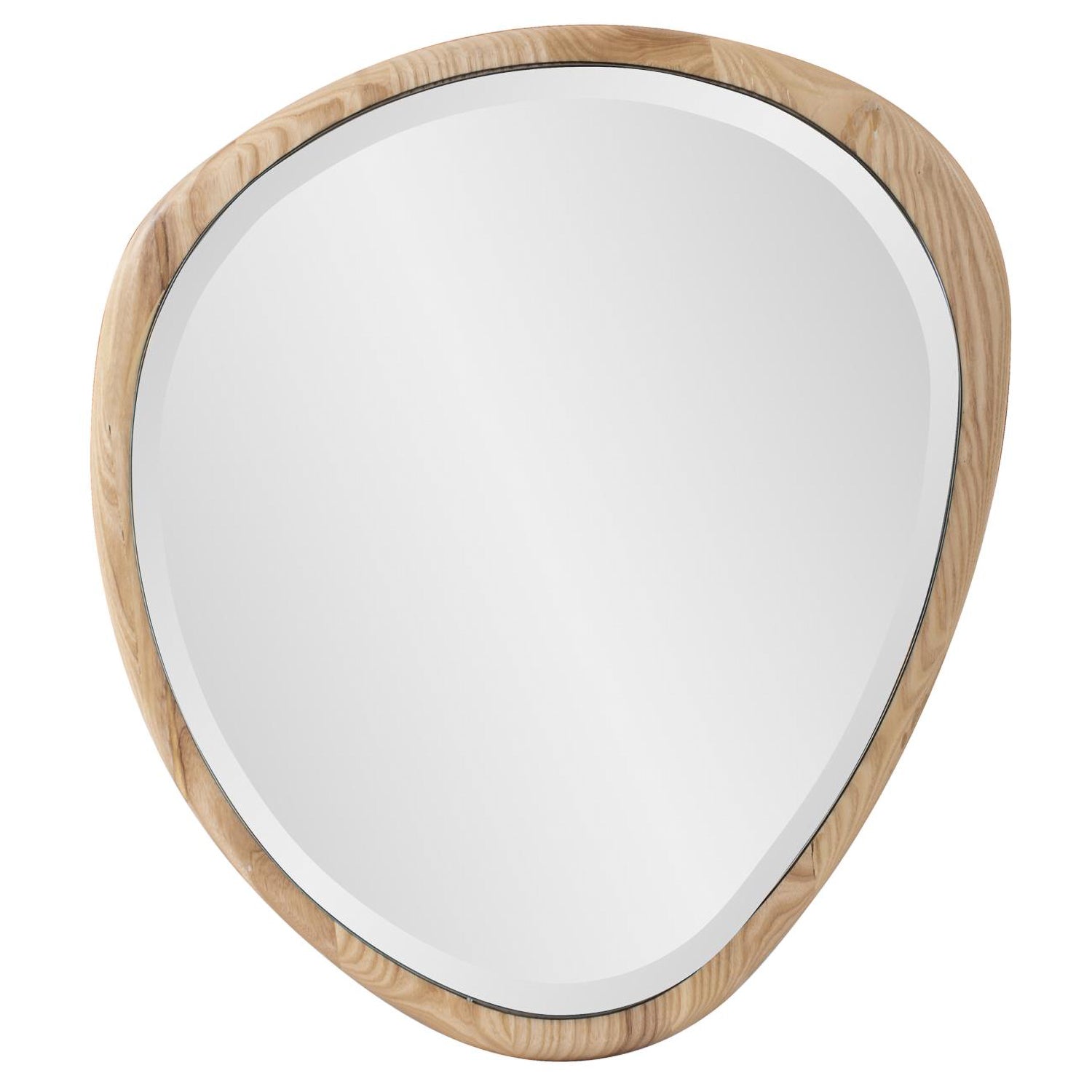 Dragmar Asymmetrical Wood Wall Mirror