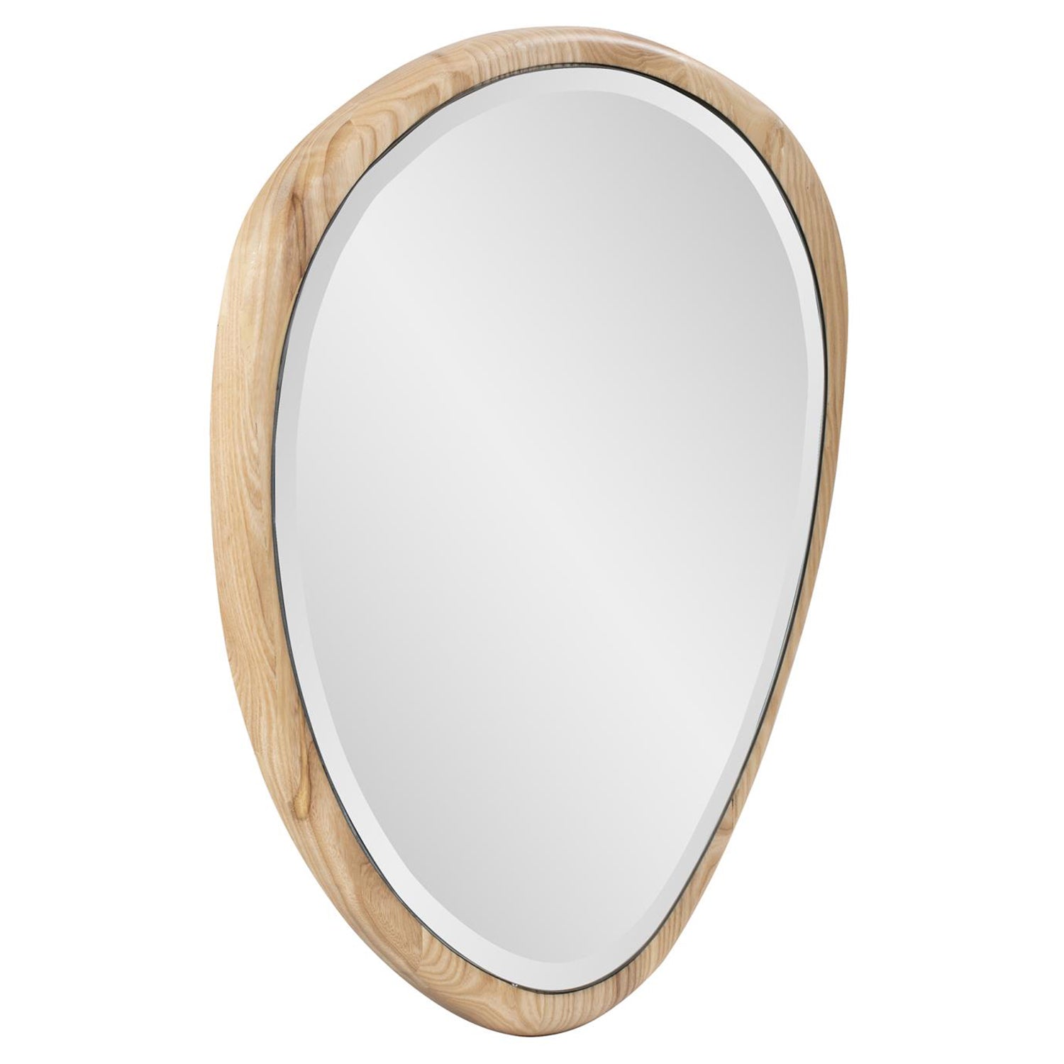Dragmar Asymmetrical Wood Wall Mirror
