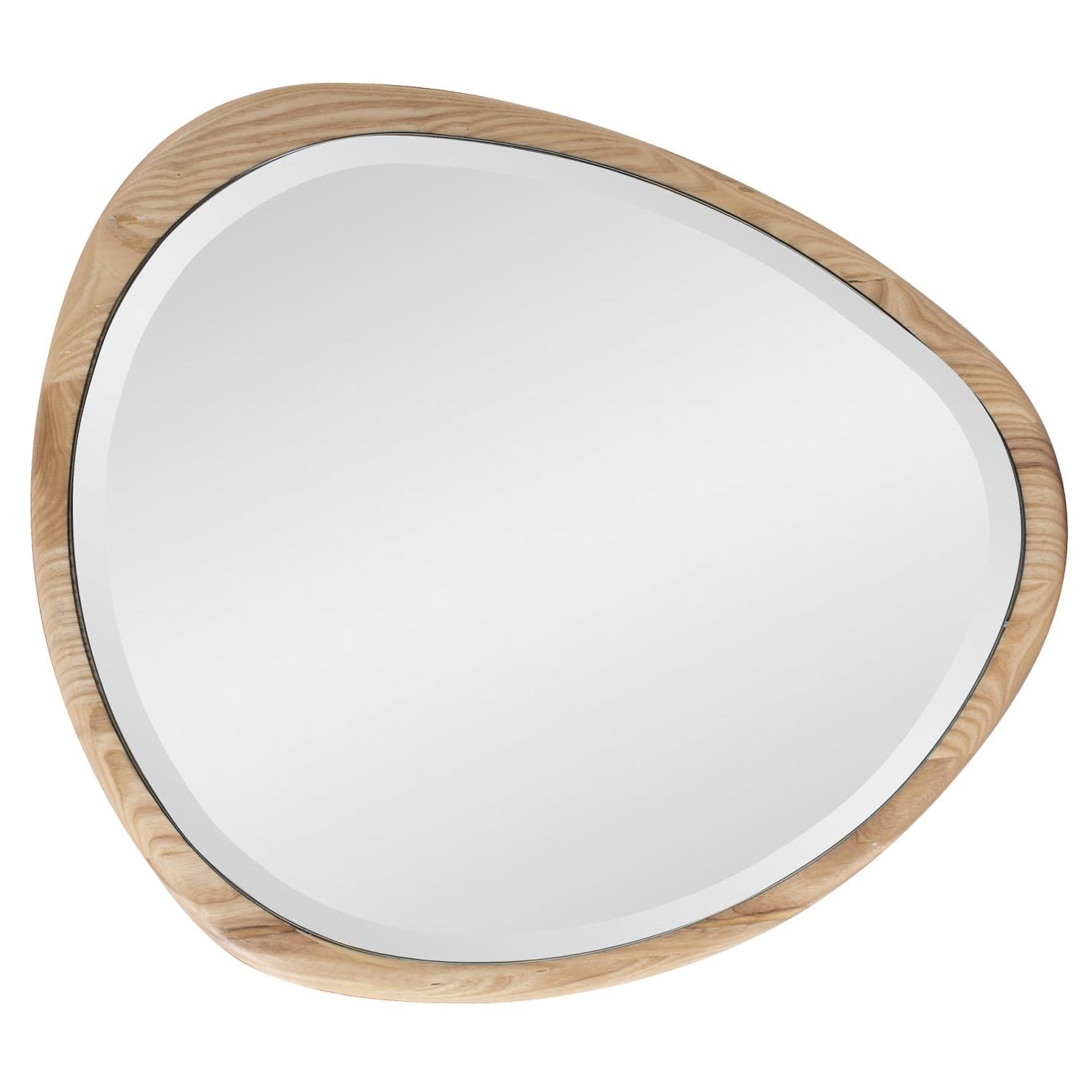 Dragmar Asymmetrical Wood Wall Mirror
