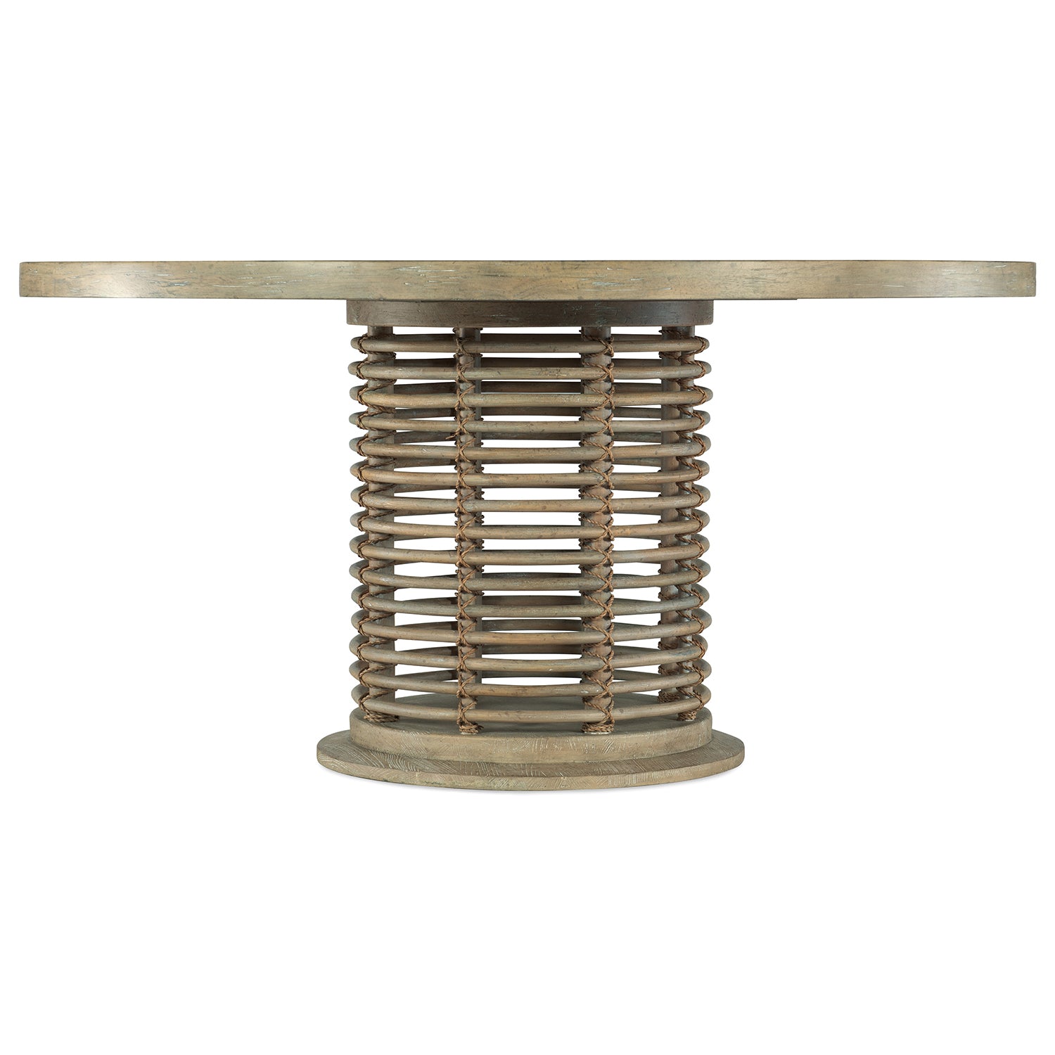 Hooker Furniture Surfrider Rattan Round Dining Table