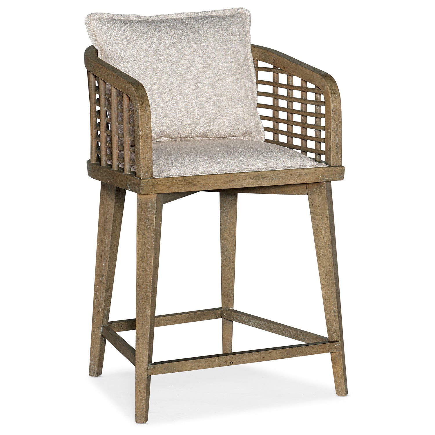 Hooker Furniture Sundance Barrel Back Swivel Counter Stool Set of 2