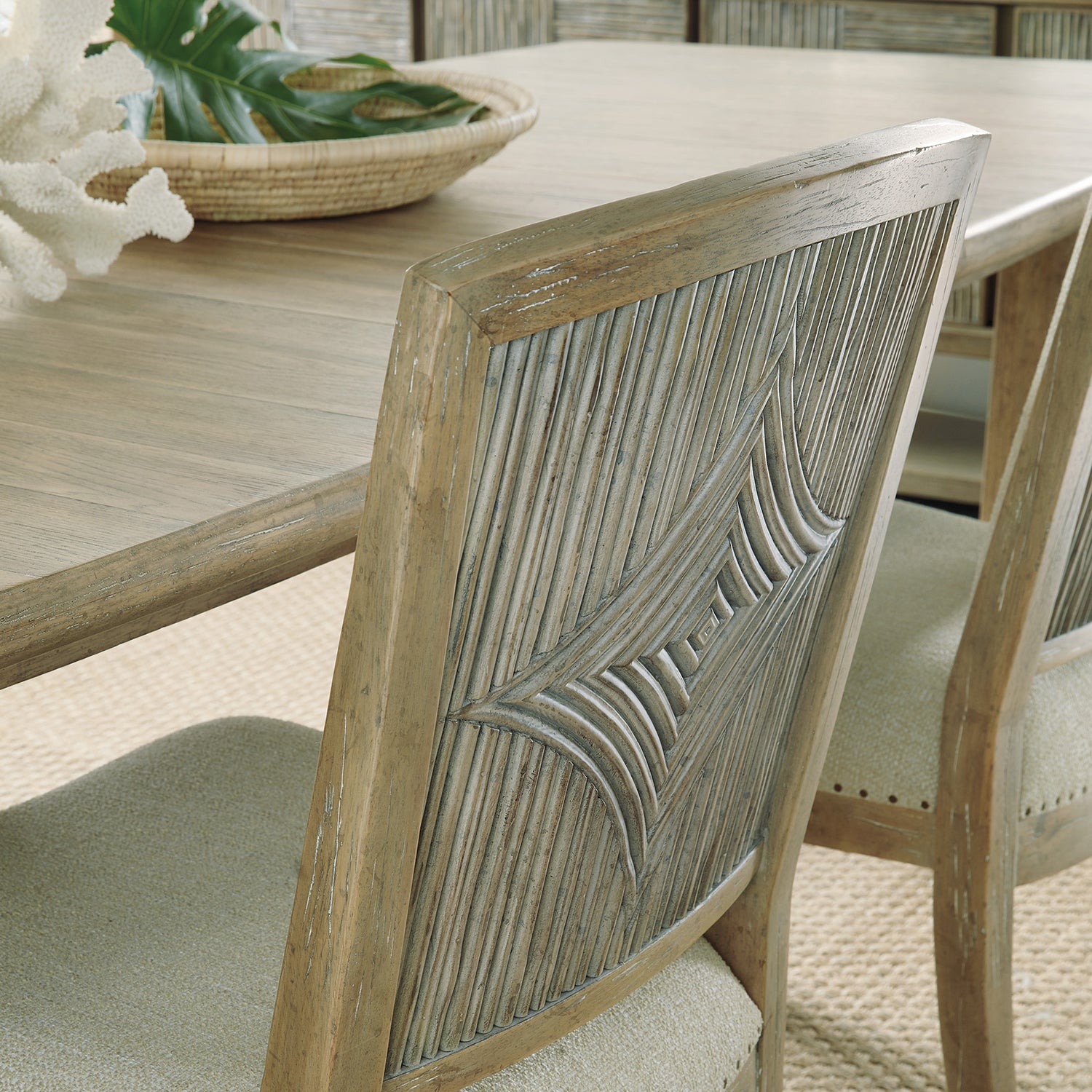 Hooker Furniture Surfrider Carved Back Side Chair Set of 2