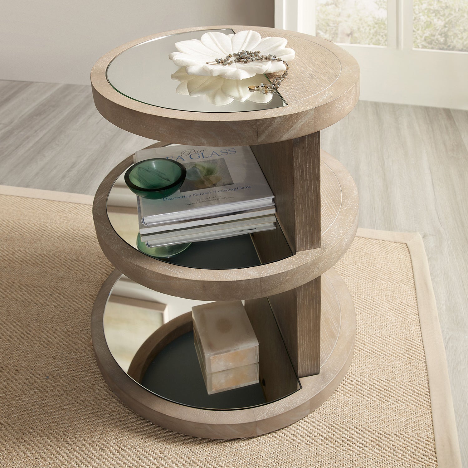 Hooker Furniture Affinity Round End Table Set of 2 - Final Sale