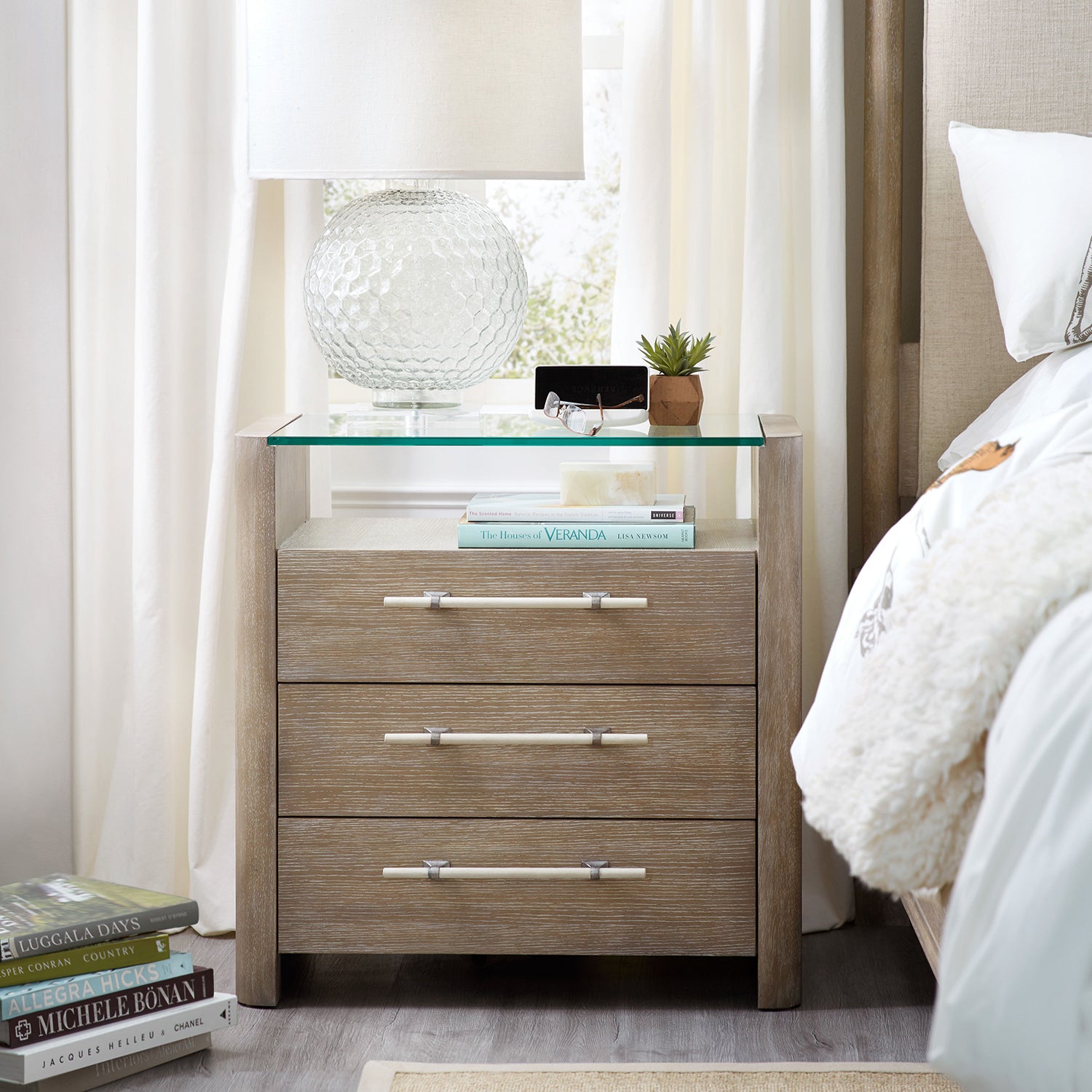 Hooker Furniture Affinity Three-Drawer Nightstand