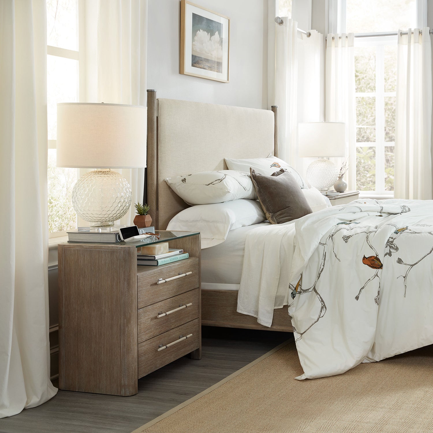 Hooker Furniture Affinity Three-Drawer Nightstand