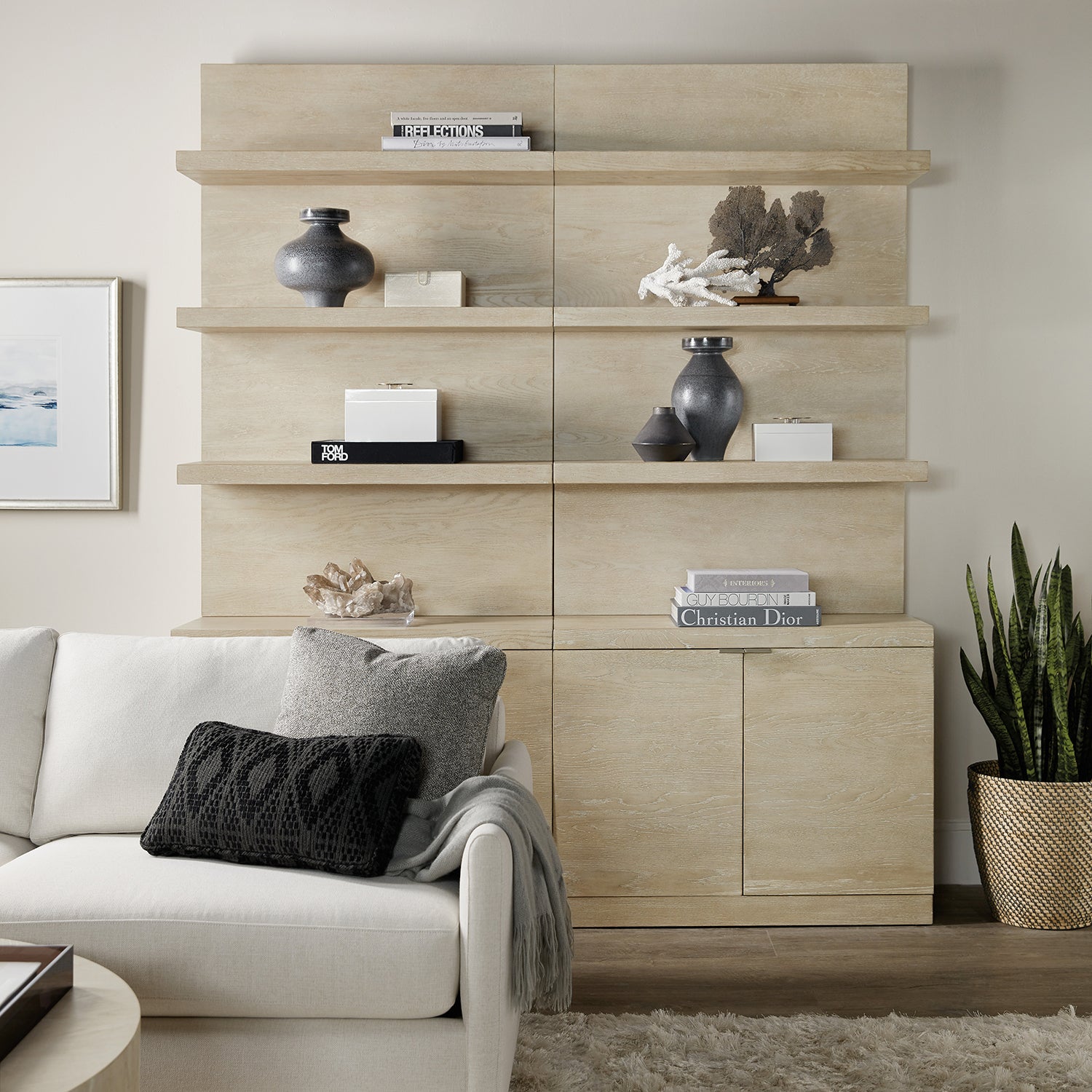 Hooker Furniture Cascade Bookcase Base and Hutch