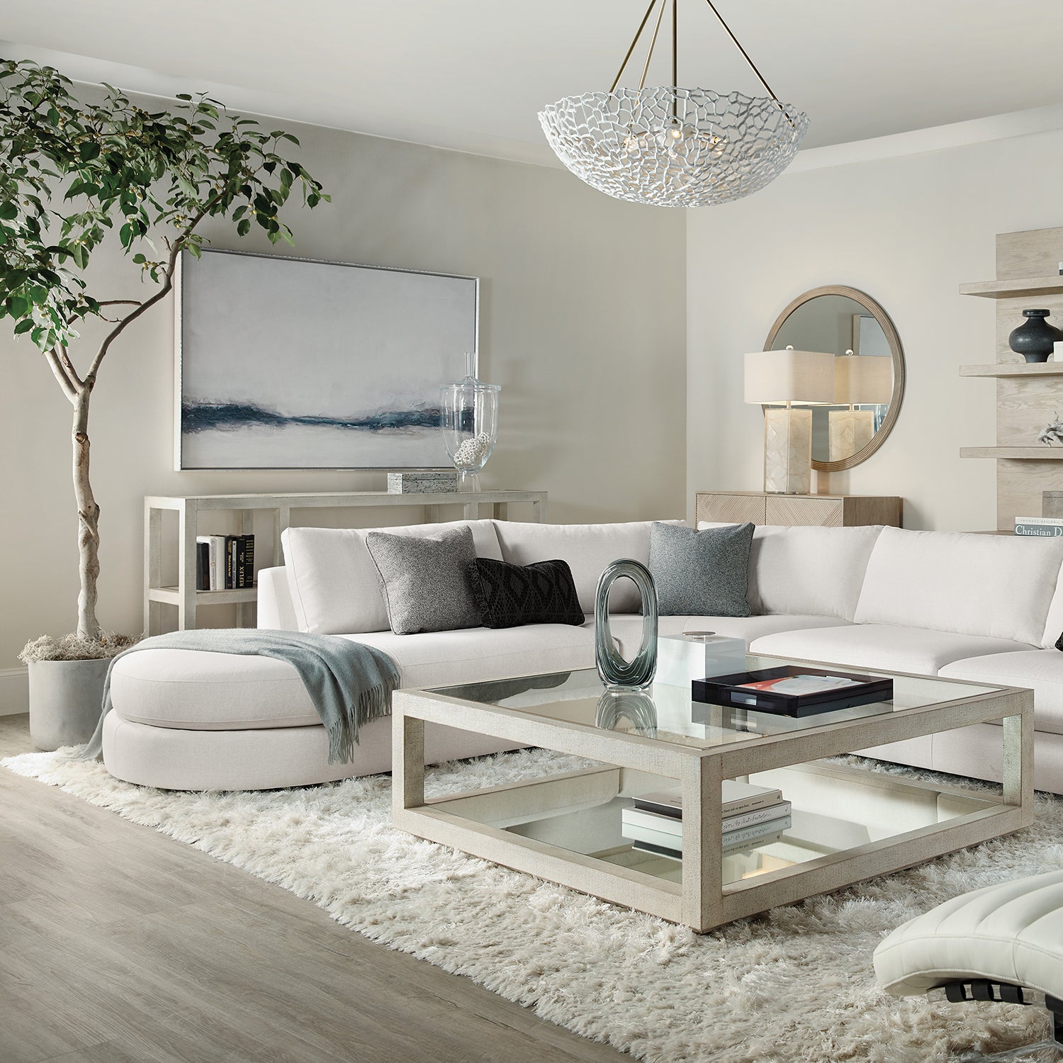 Hooker Furniture Cascade Living Room Console Table