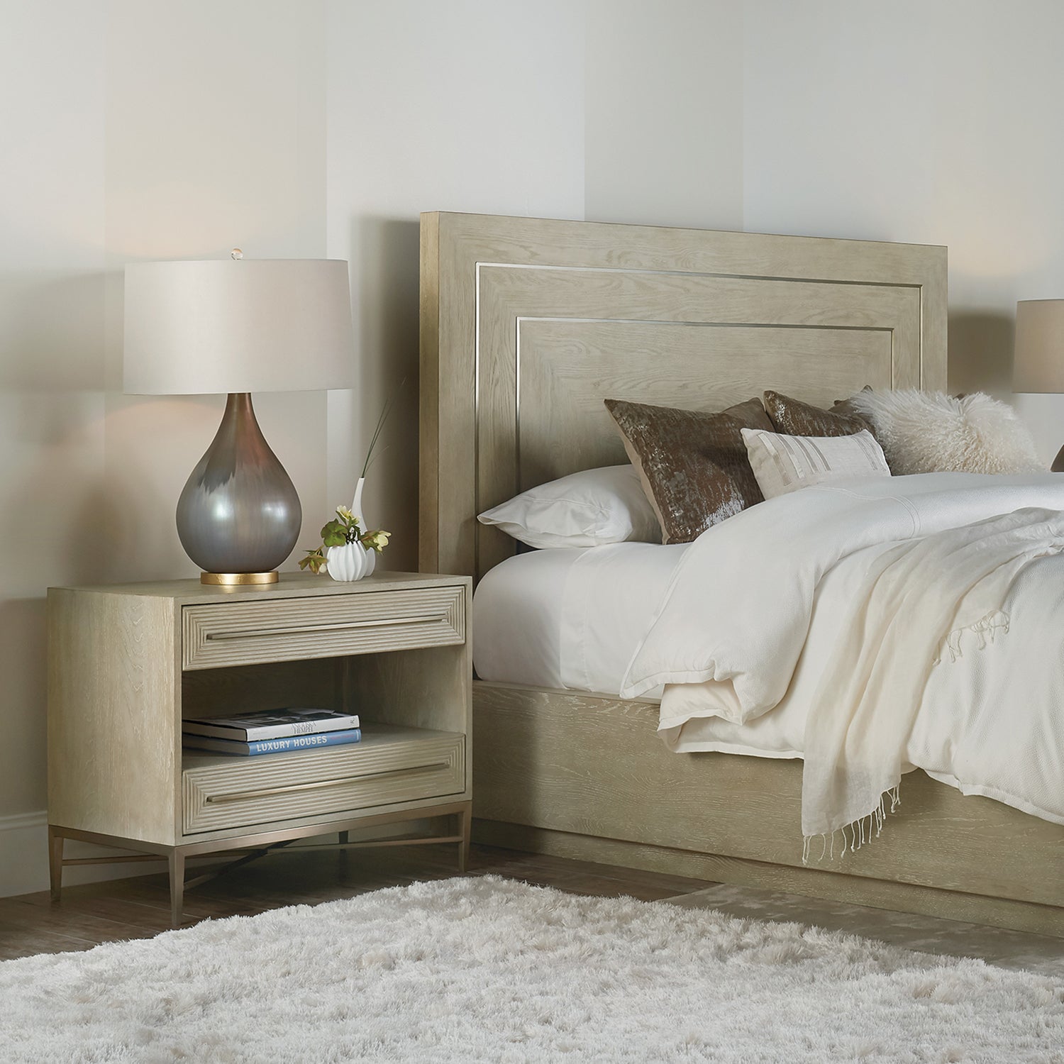 Hooker Furniture Cascade Two-Drawer Nightstand