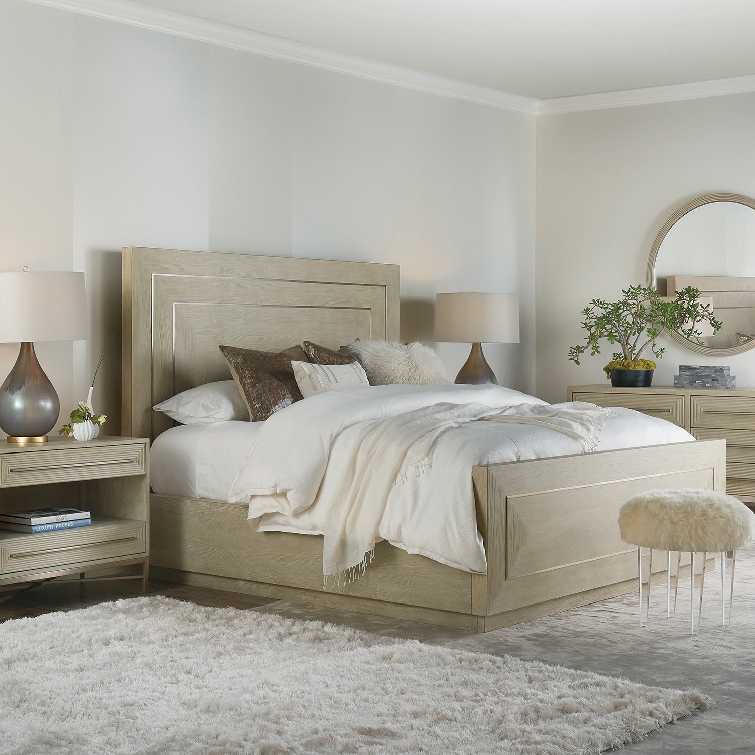 Hooker Furniture Cascade Panel Bed
