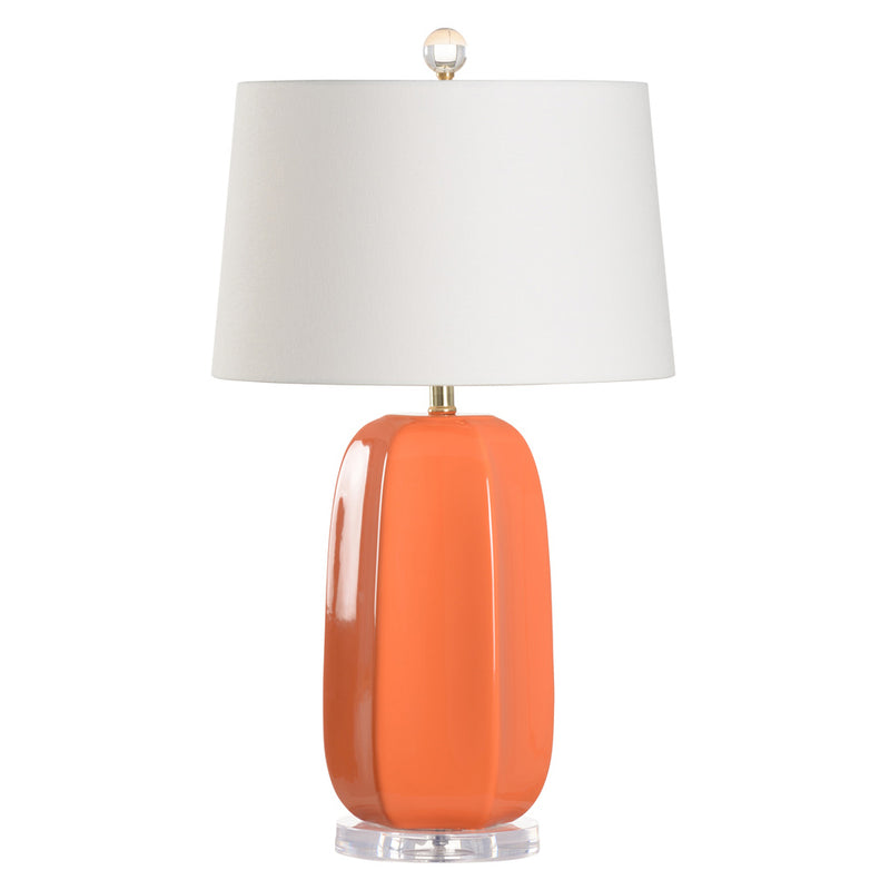 Wildwood Orange Splash Table Lamp