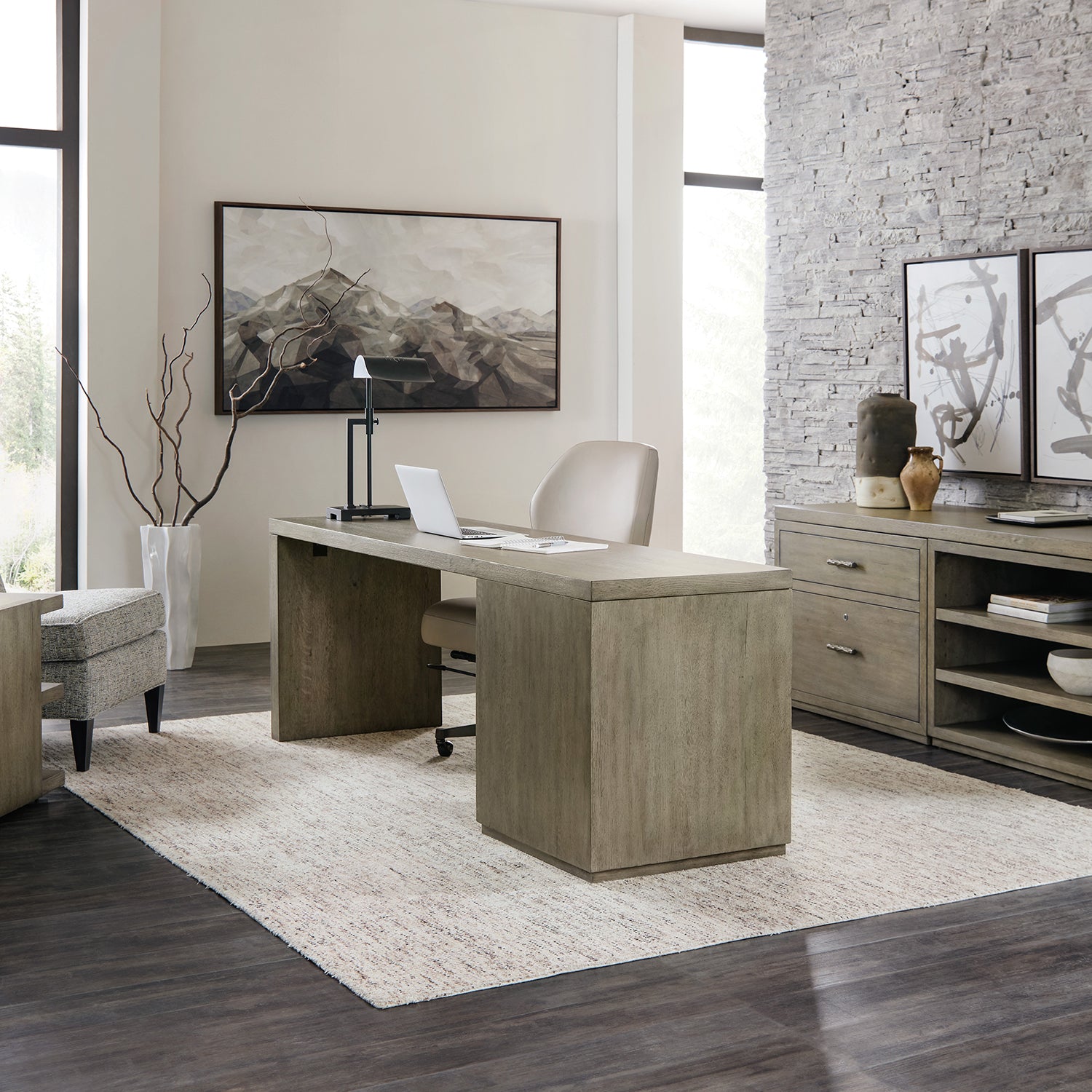 Hooker Furniture Linville Falls Desk with One File