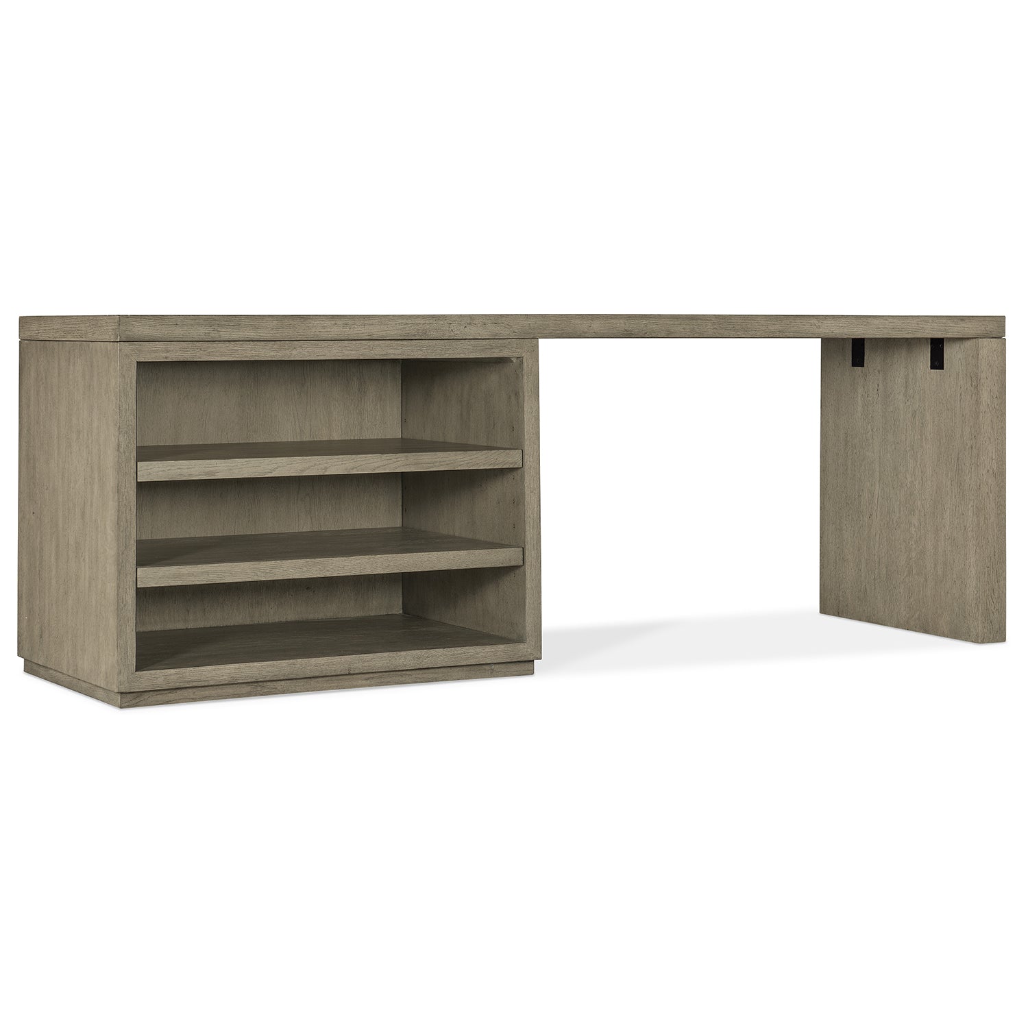 Hooker Furniture Linville Falls Desk with Open Desk Cabinet