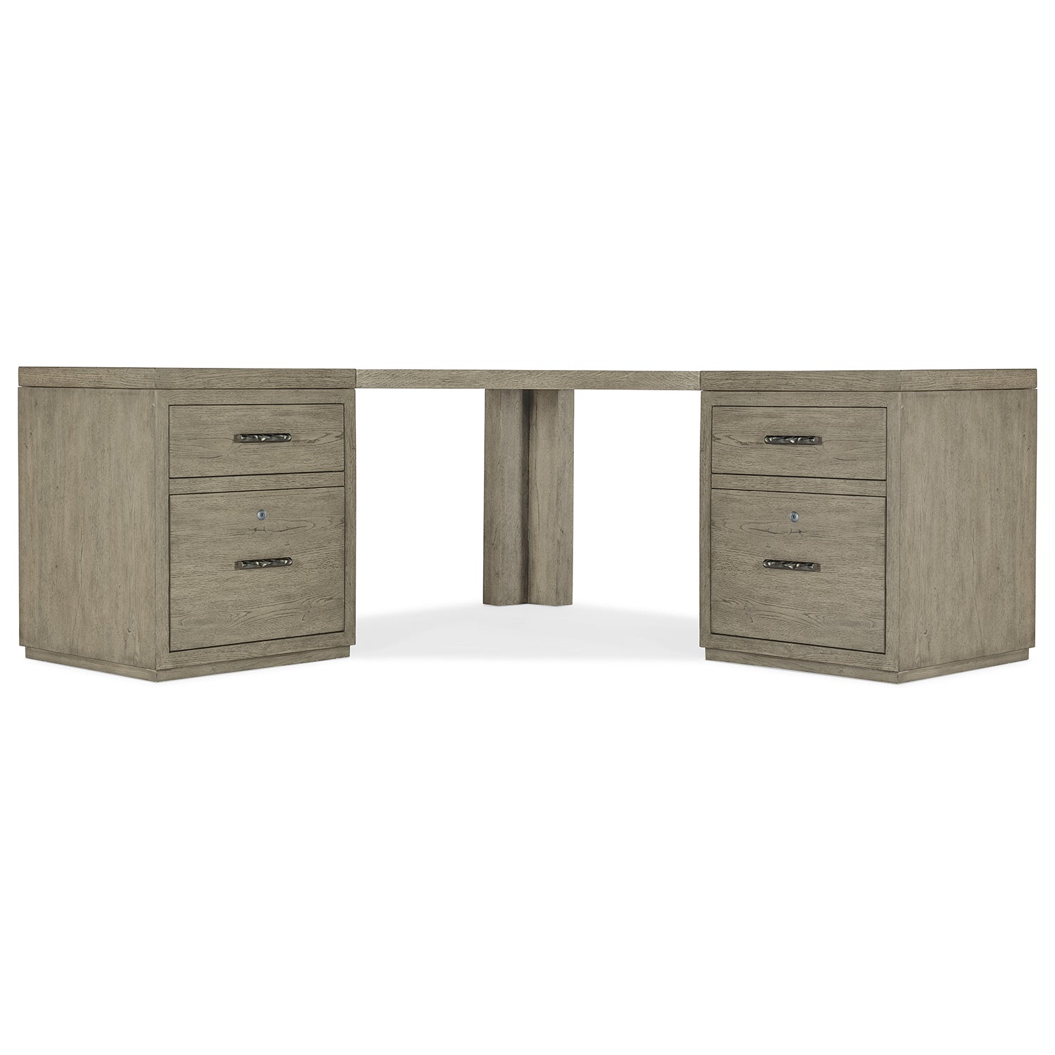 Hooker Furniture Linville Falls Corner Desk with Two Files