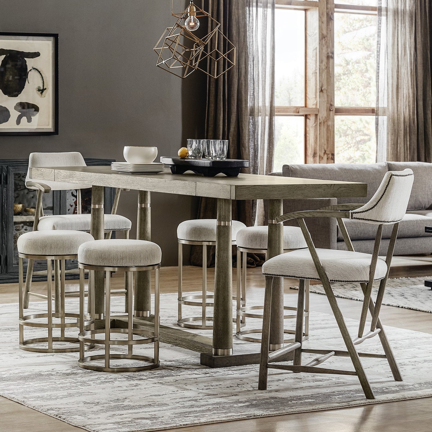 Hooker Furniture Linville Falls Norwood Friendship Table