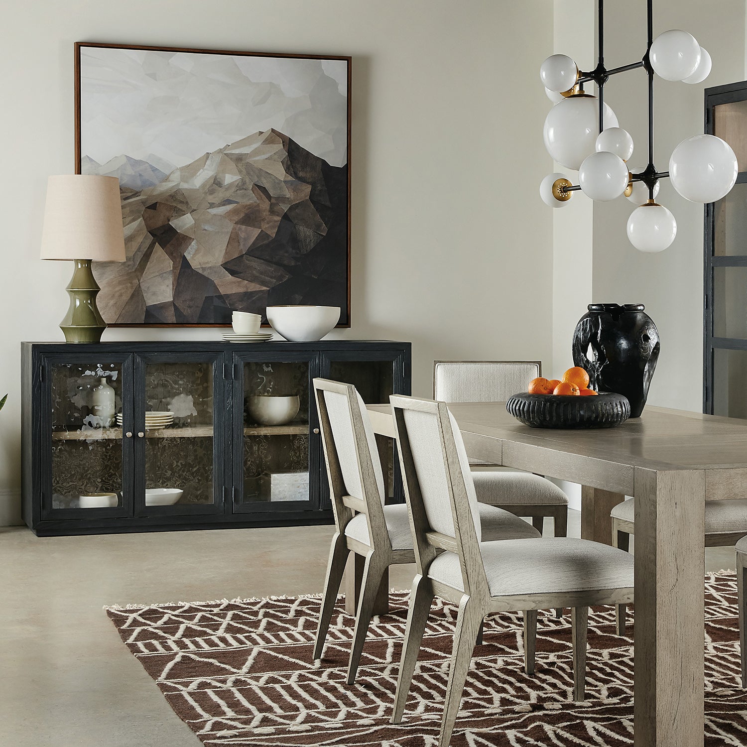 Hooker Furniture Linville Falls Shou Sugi Ban Server