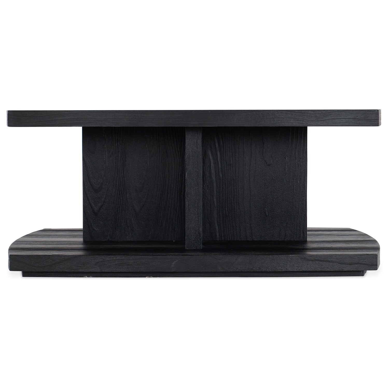 Hooker Furniture Linville Falls Shou Sugi Ban Square Cocktail Table