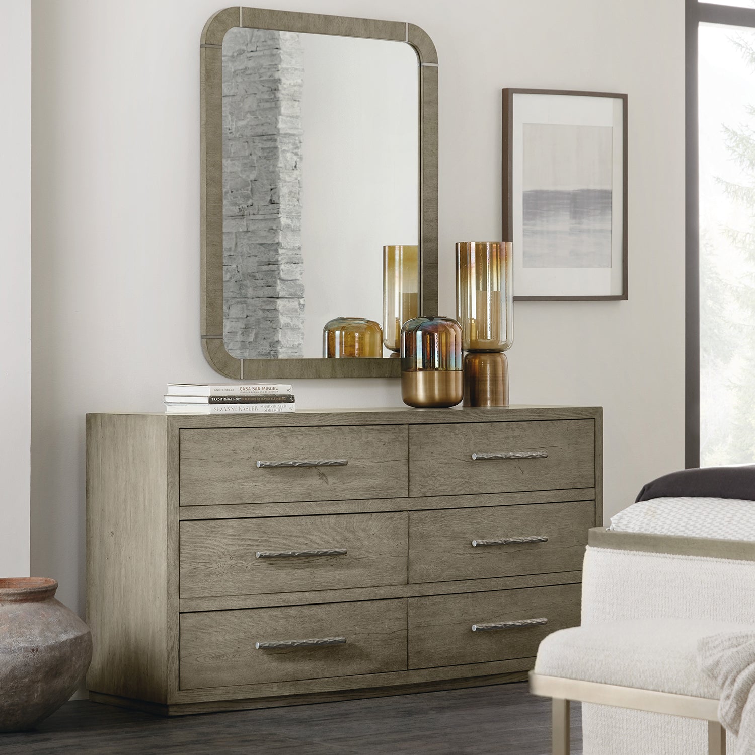 Hooker Furniture Linville Falls Chimney Gap Six Drawer Dresser