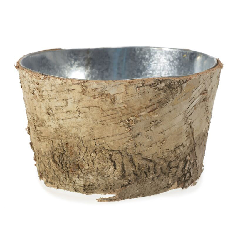 Birch with Zinc Lining Planter