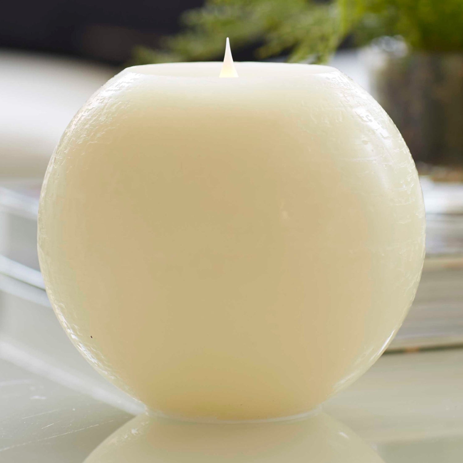 Simplux LED Squared Candle with Moving Flame and Remote Set of 2