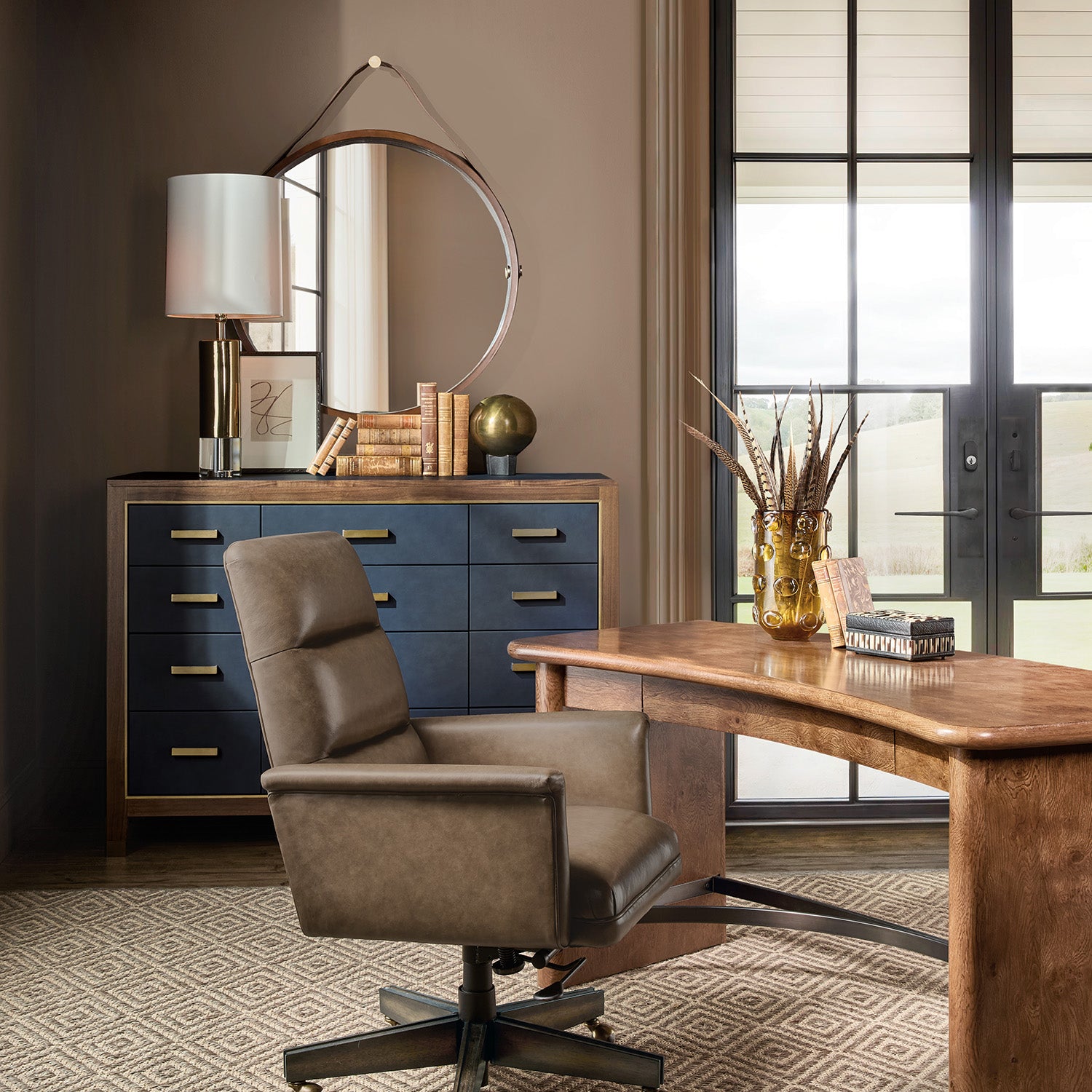 Hooker Furniture Melange Romano Writing Desk