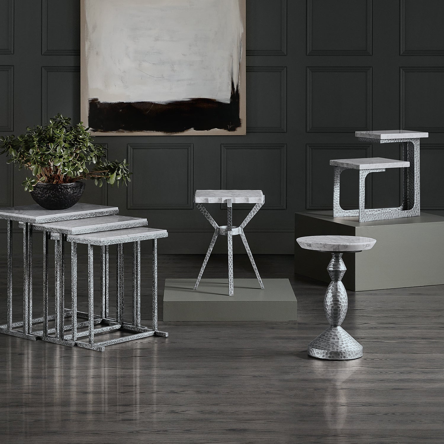 Hooker Furniture Melange Gerrin Side Table - Final Sale