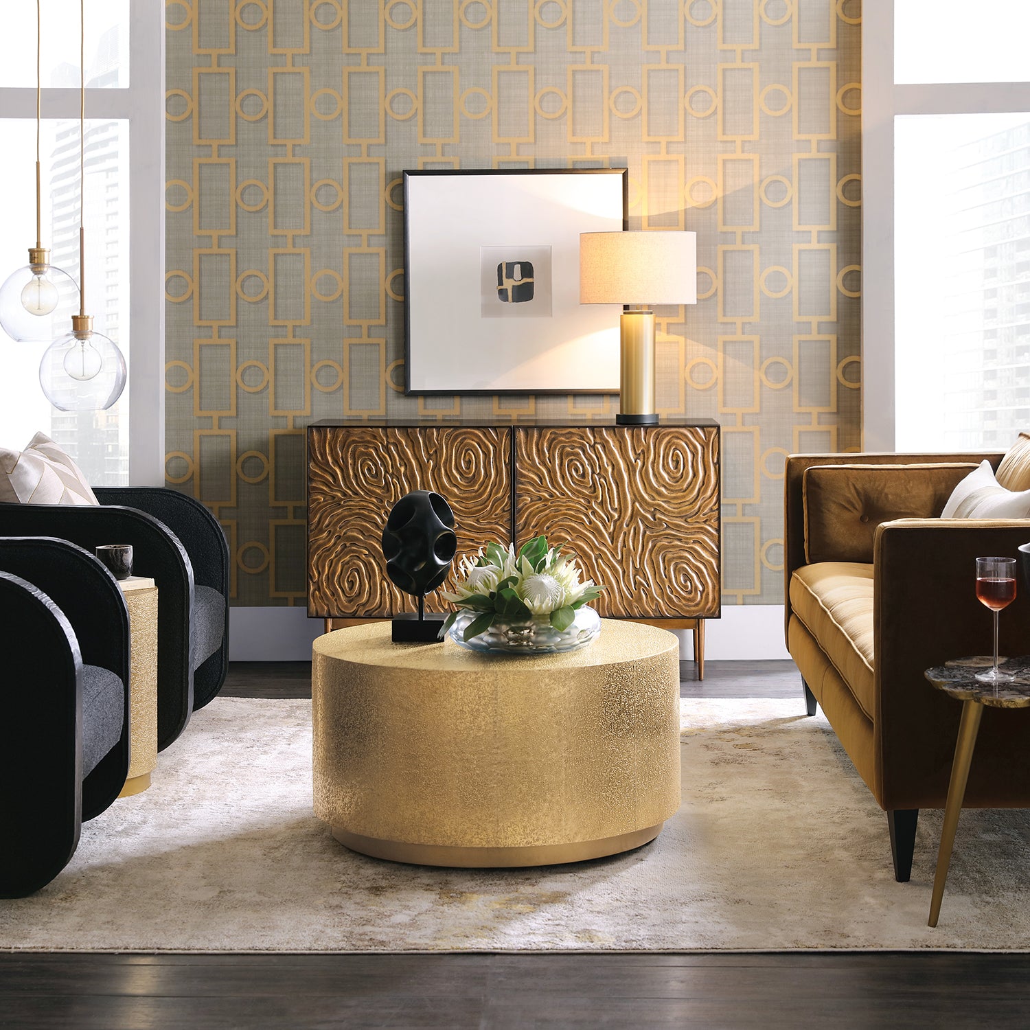 Hooker Furniture Melange Credenza - Thumbnail 3