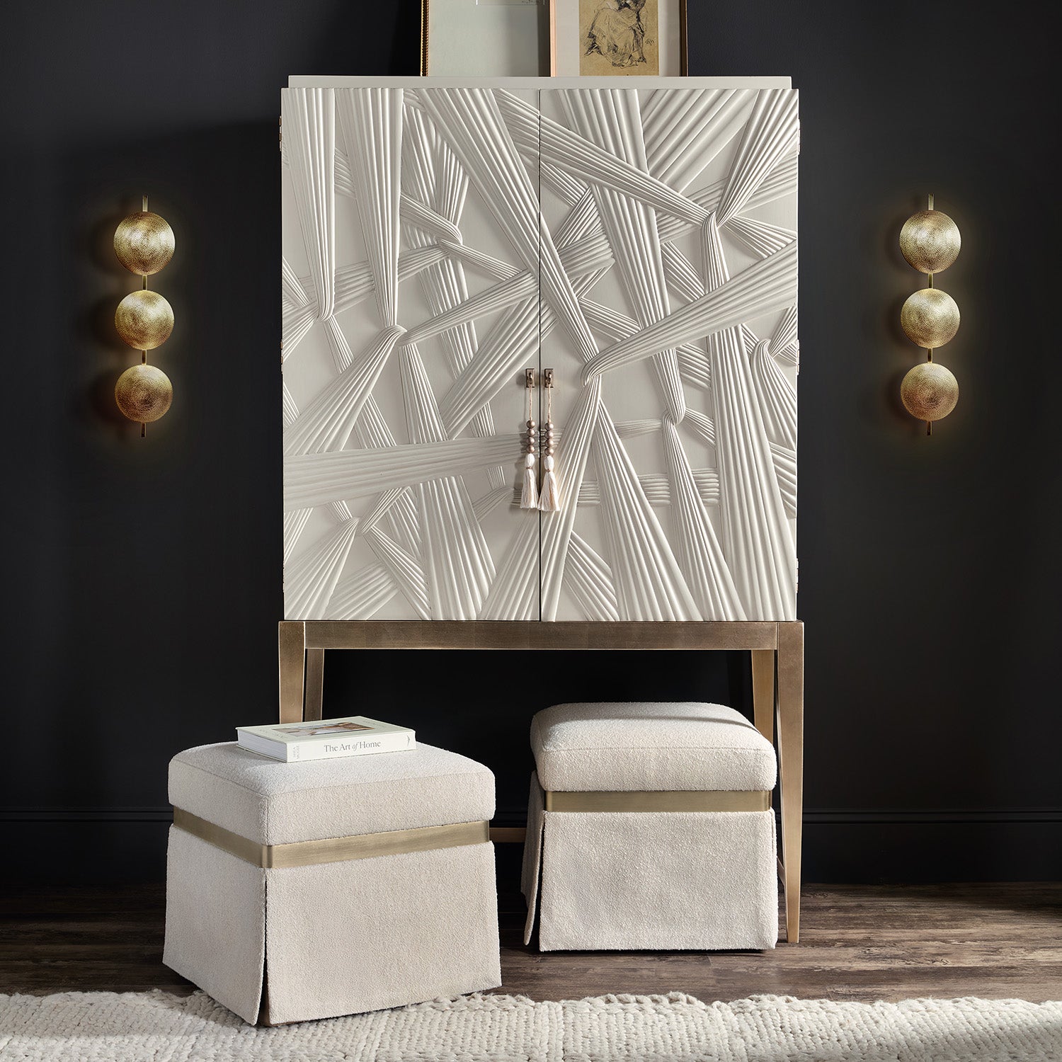 Hooker Furniture Melange Dream Weaver Bar Cabinet