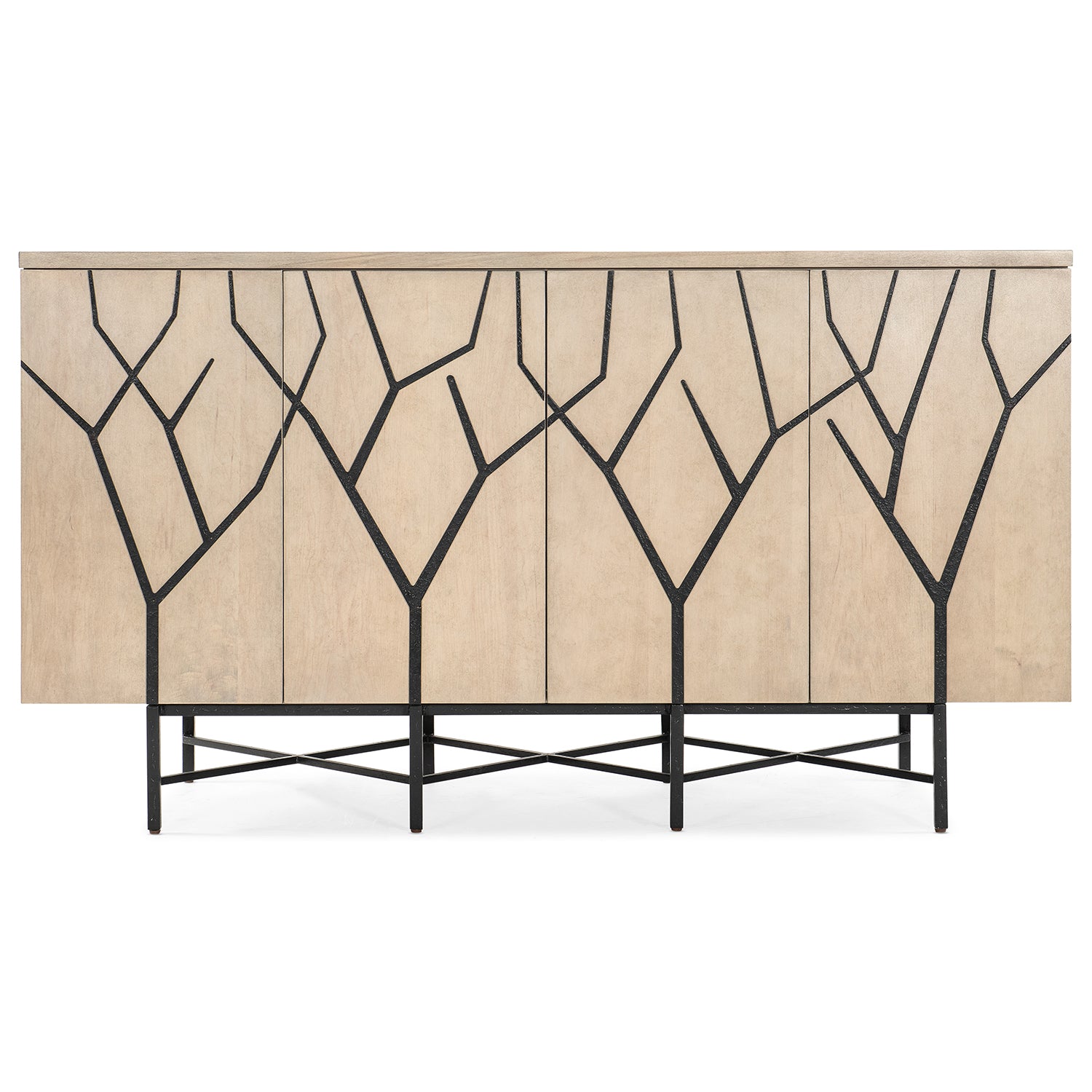 Hooker Furniture Melange Branched Four Door Entertainment Credenza
