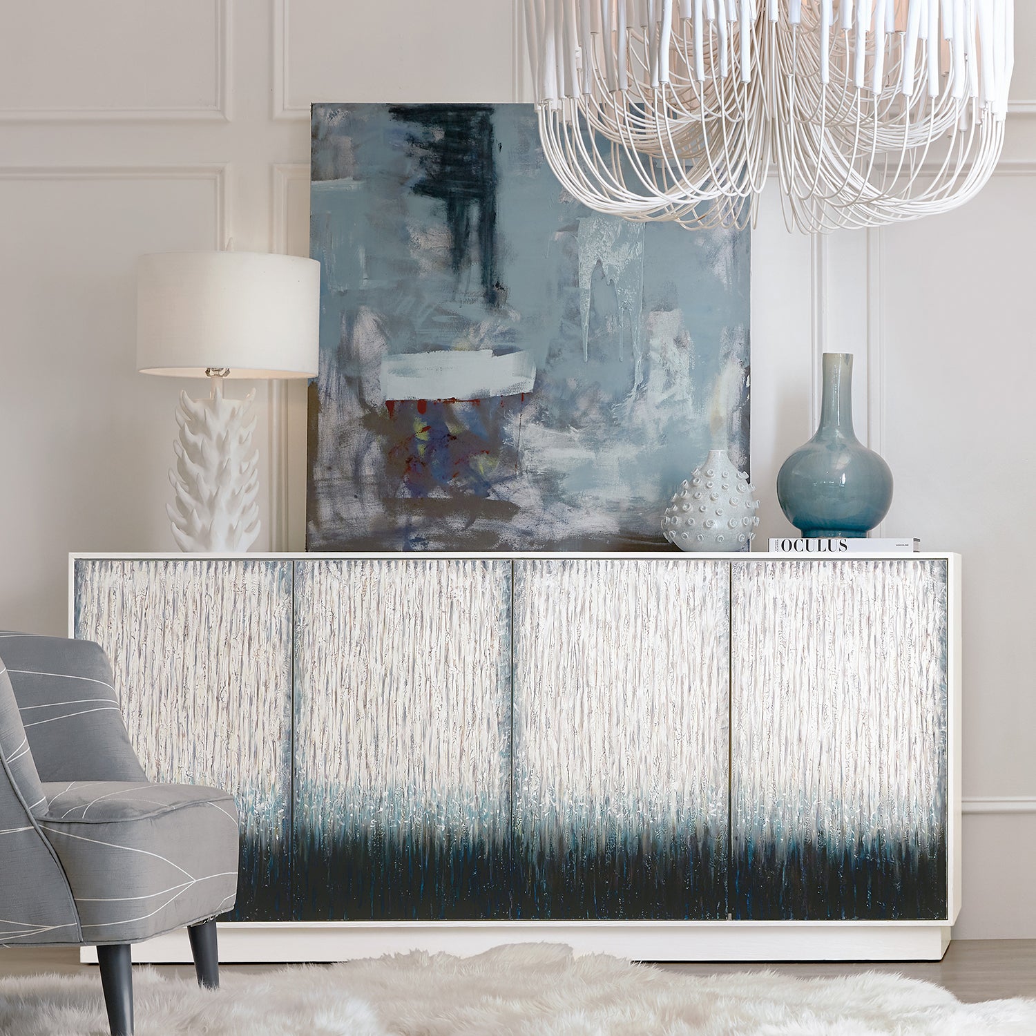 Hooker Furniture Melange Mediterranean Entertainment Credenza