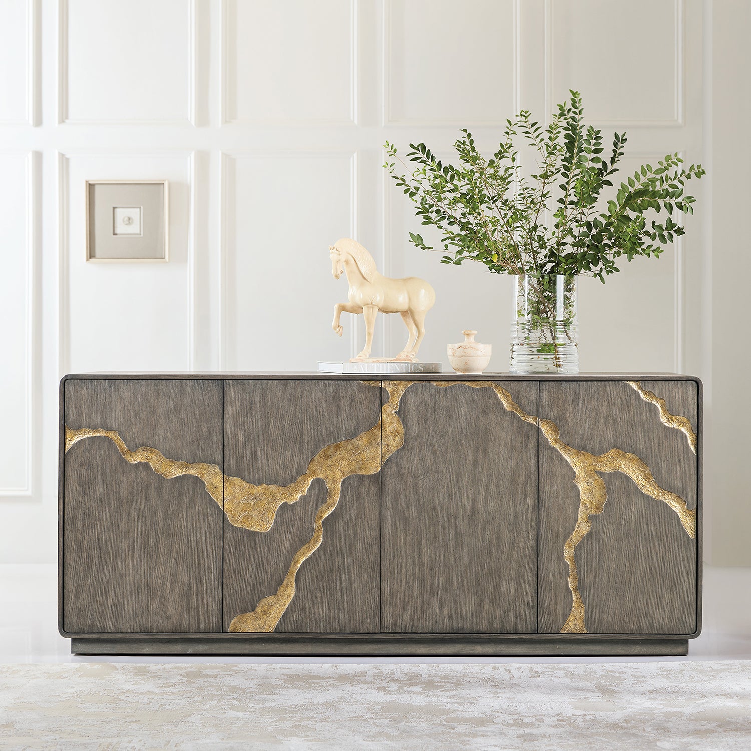 Hooker Furniture Melange Fissured Entertainment Credenza
