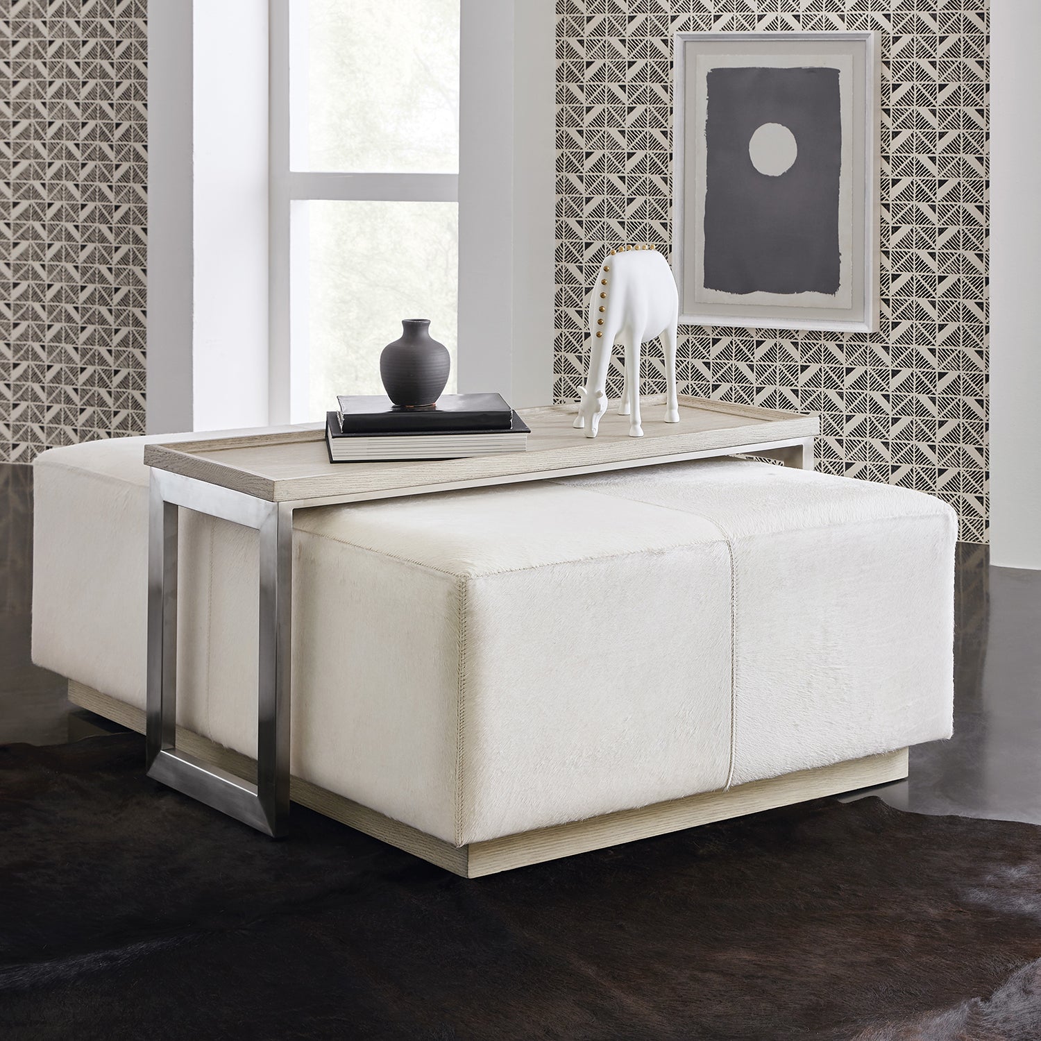 Hooker Furniture Melange Bridged Cocktail Table