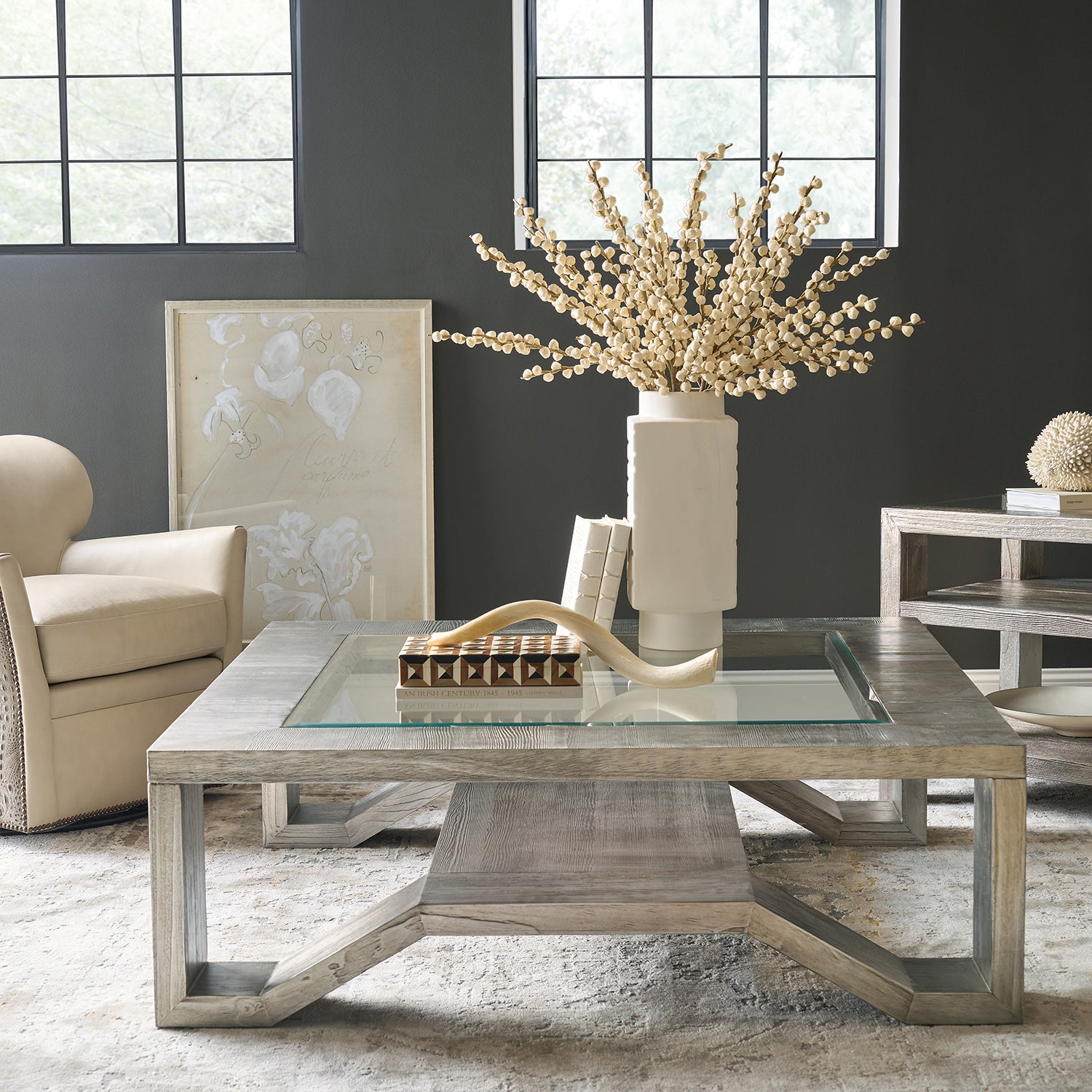 Hooker Furniture Melange Saber Cocktail Table