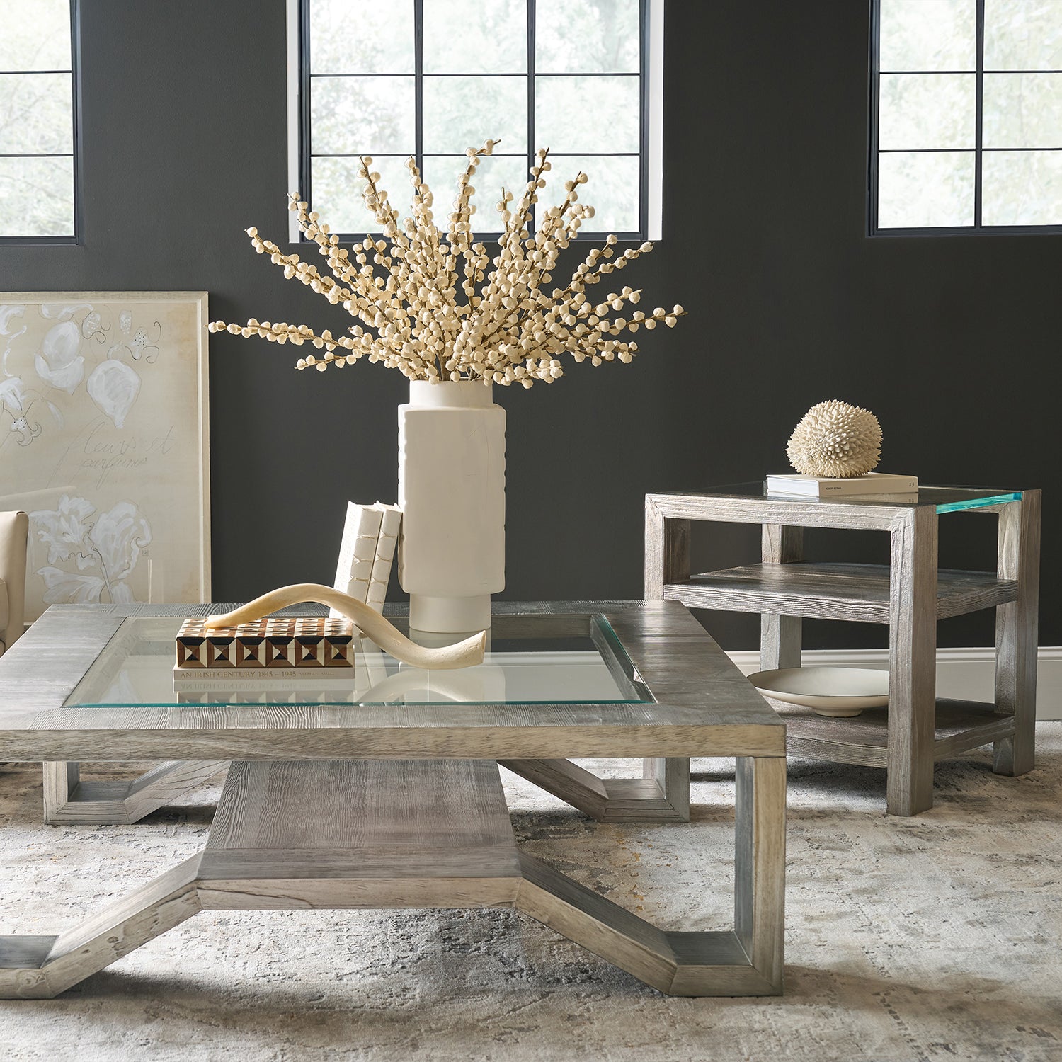 Hooker Furniture Melange Saber End Table