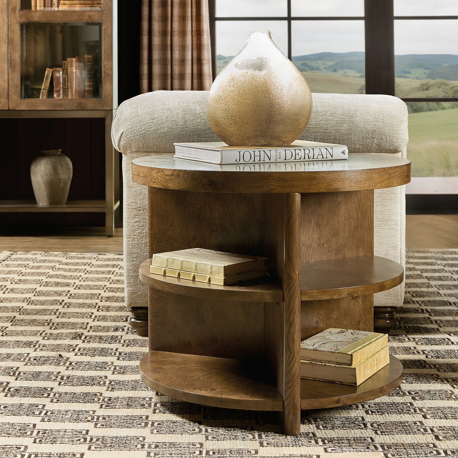 Hooker Furniture Melange Mulholland Round End Table