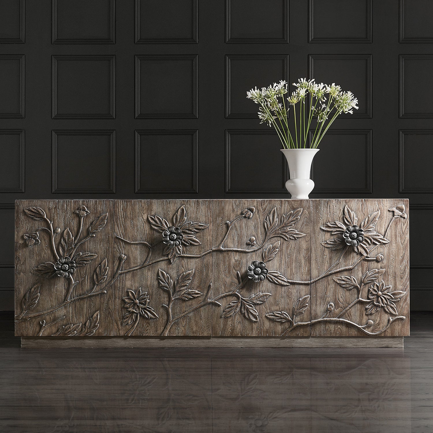 Hooker Furniture Melange Florence Four Door Credenza