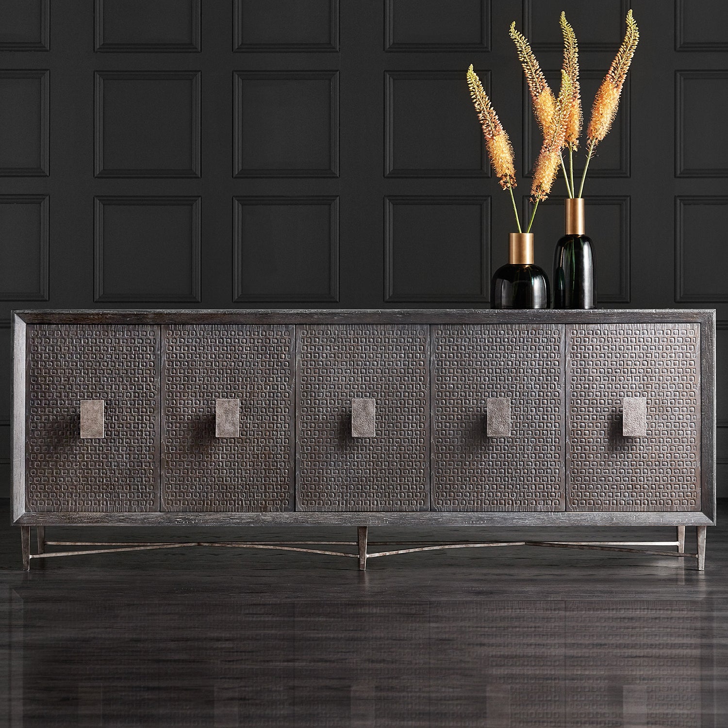 Hooker Furniture Melange Keenan Five Door Credenza