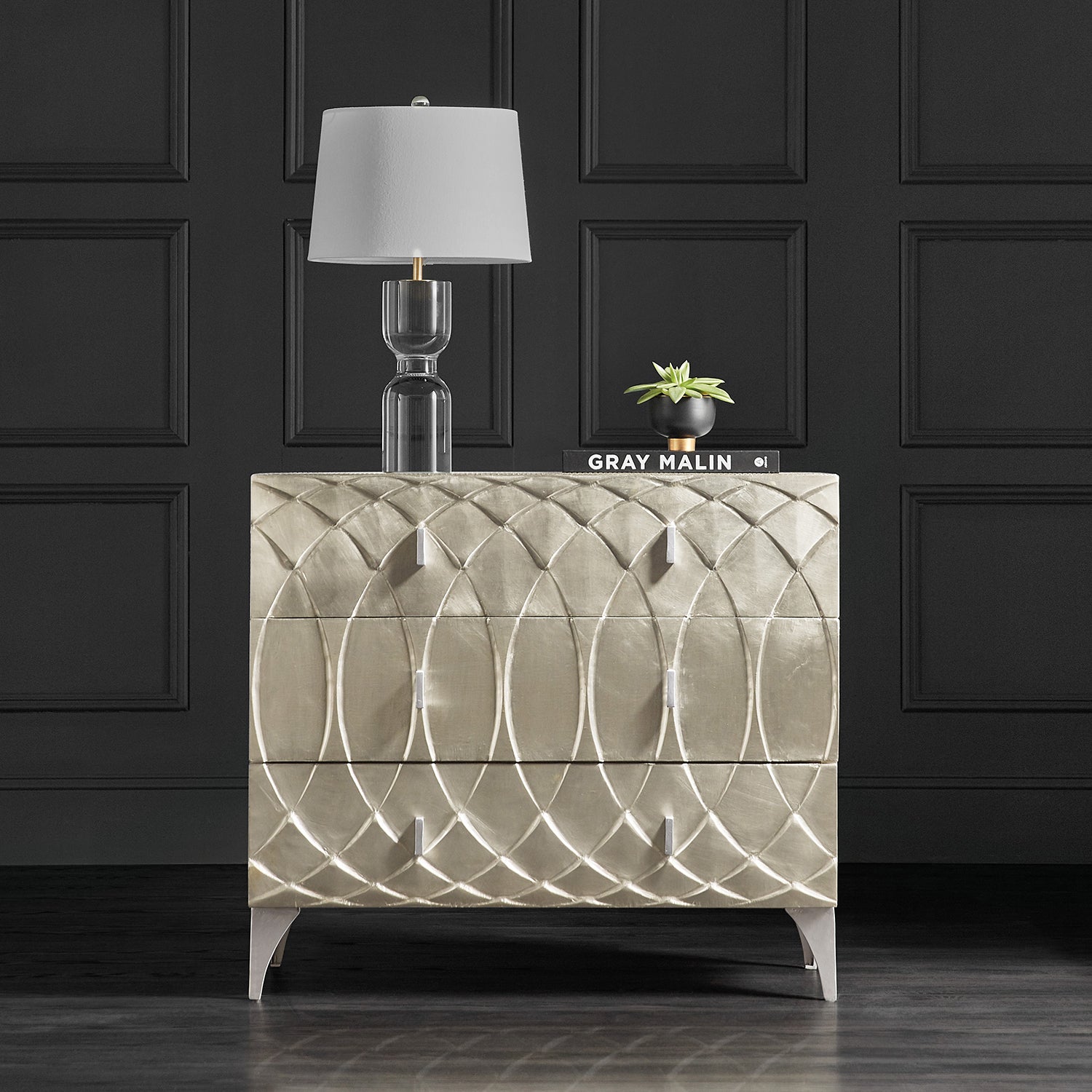 Hooker Furniture Melange Mathilda Three Drawer Chest