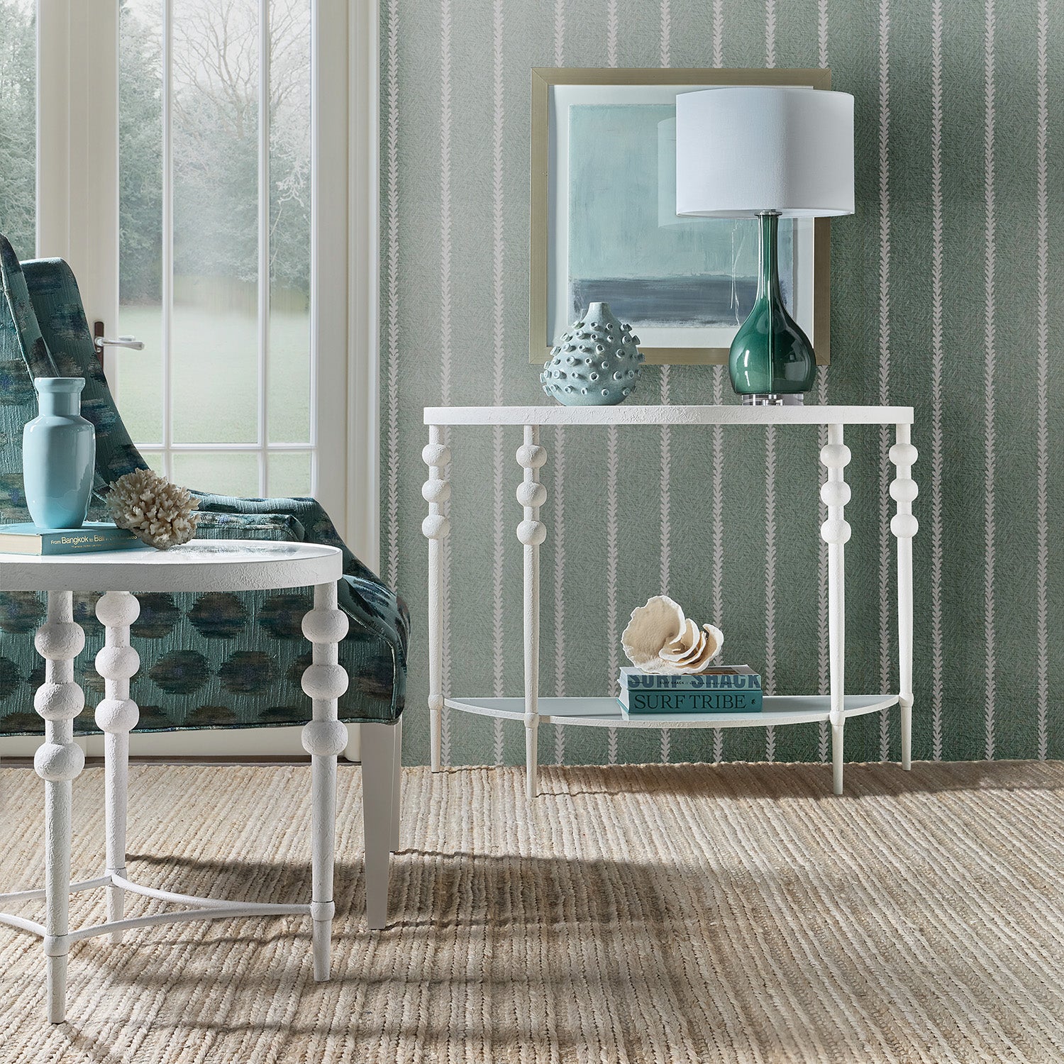 Hooker Furniture Melange On the Bright Side Demilune Console