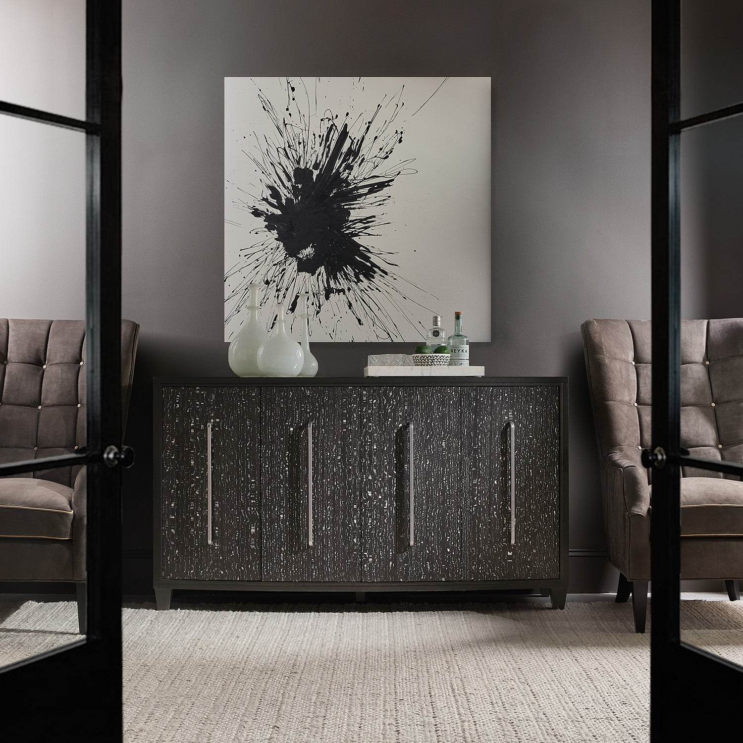 Hooker Furniture Melange Midnight Credenza