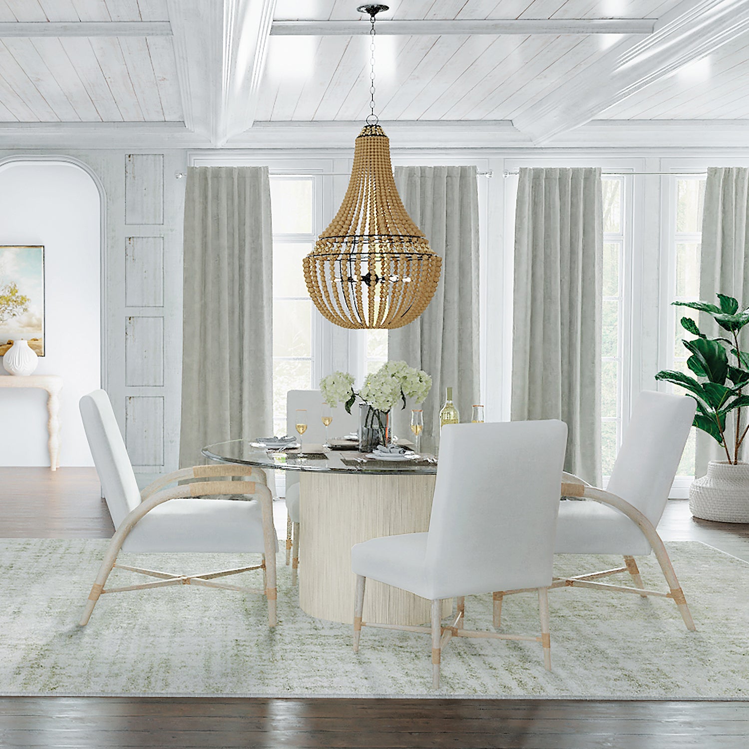 Hooker Furniture Serenity Arm Chair Set of 2