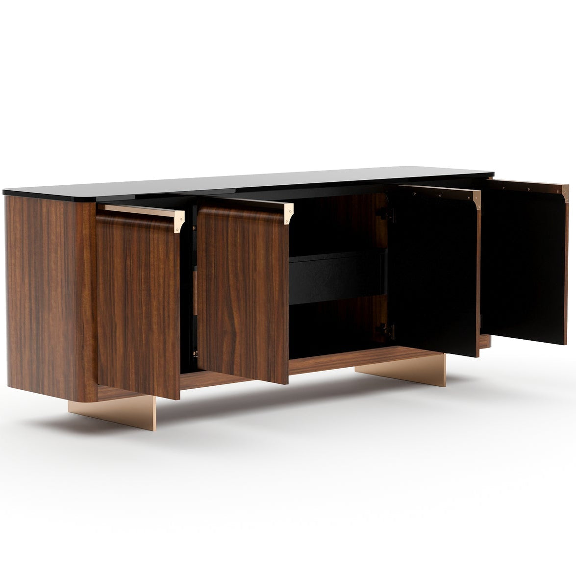 Caracole Altura Glass Top Sideboard