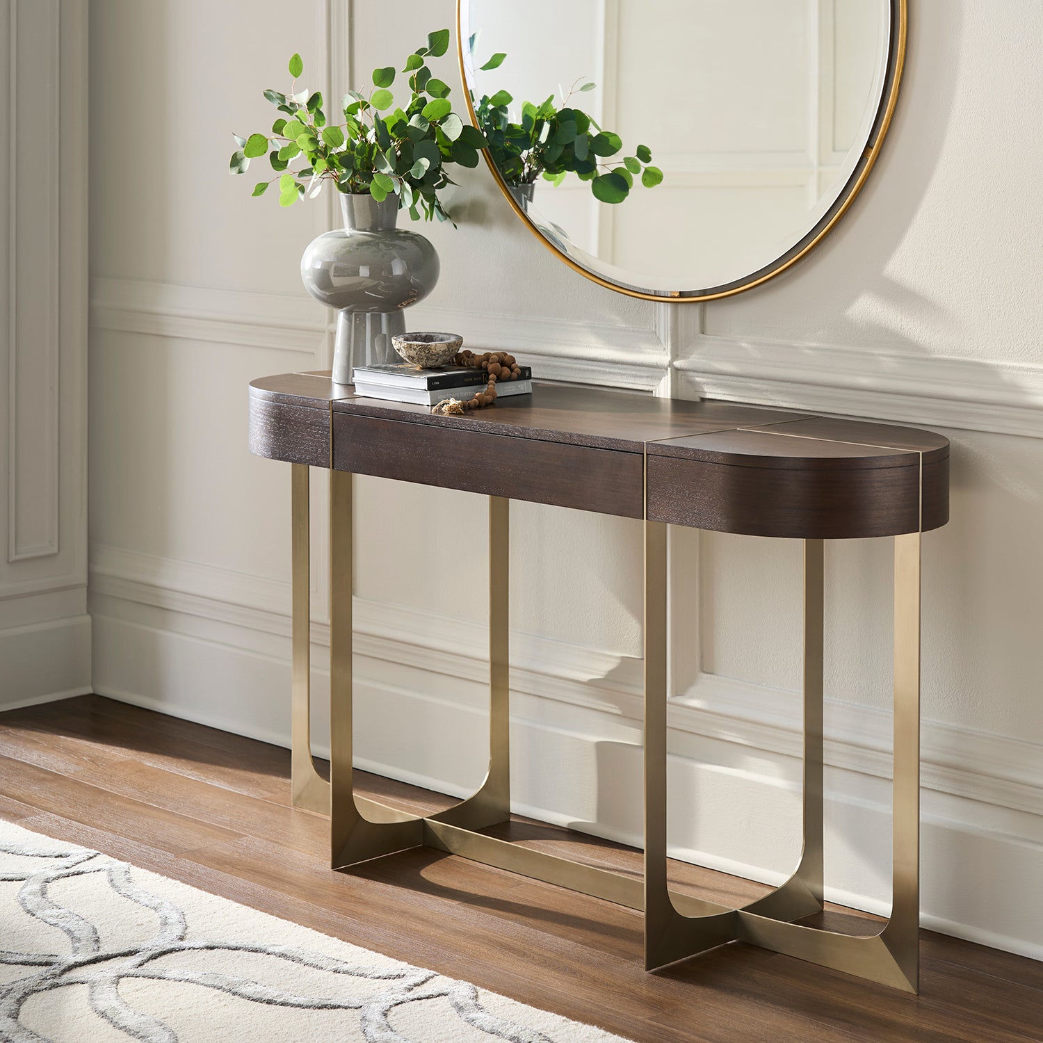 Libby Langdon Goddard Console Table finish detail
