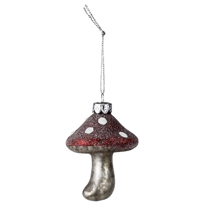 Mushroom Glass Ornament Set of 3